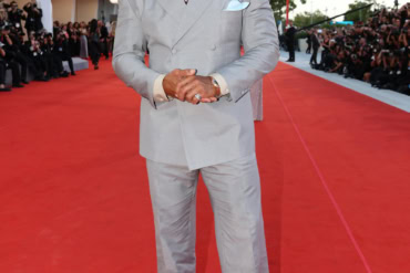 Dwayne Johnson in Prada at "The Smashing Machine" red carpet - 82nd Venice Film Festival
