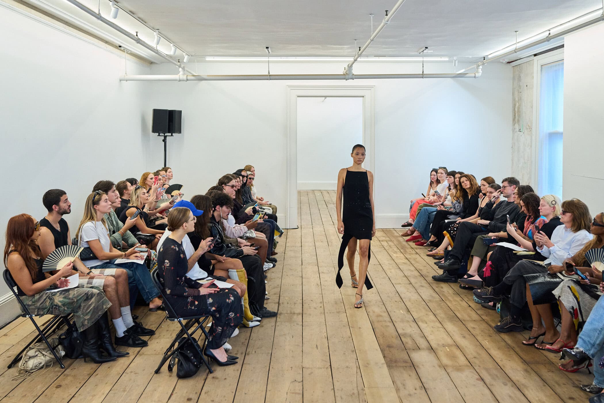 Eckhaus Latta Spring 2026 Fashion Show Atmosphere