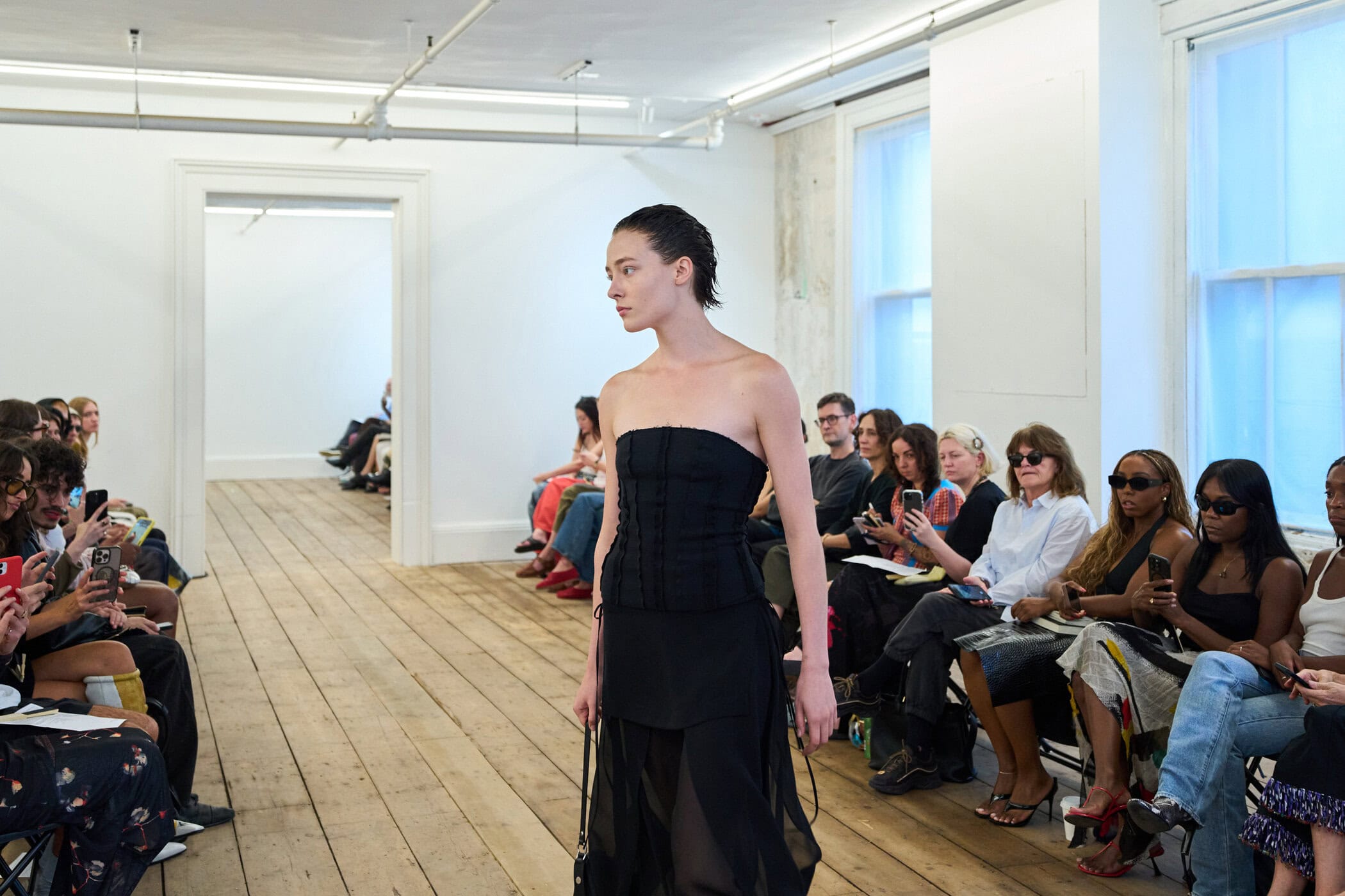 Eckhaus Latta Spring 2026 Fashion Show Atmosphere