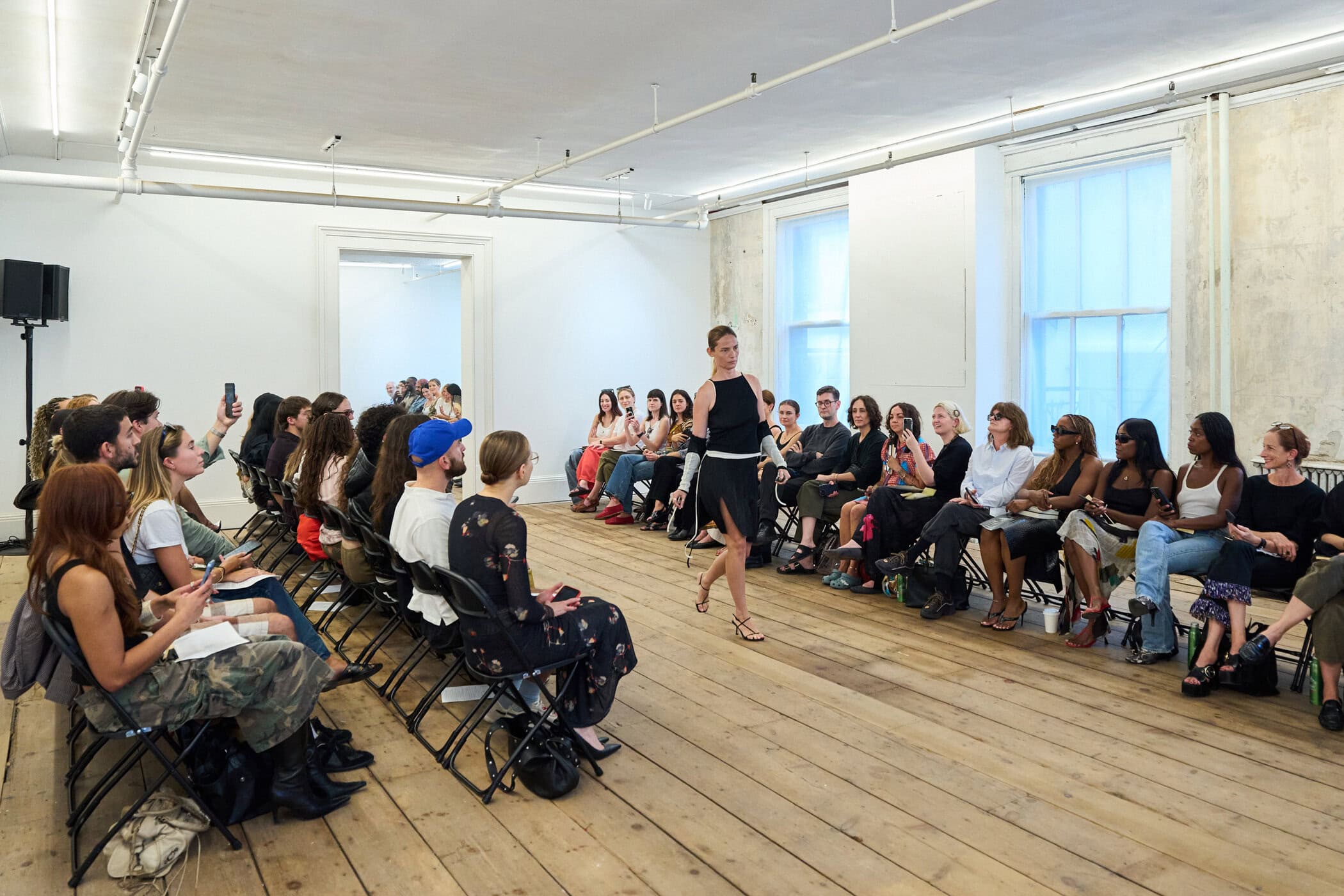 Eckhaus Latta Spring 2026 Fashion Show Atmosphere