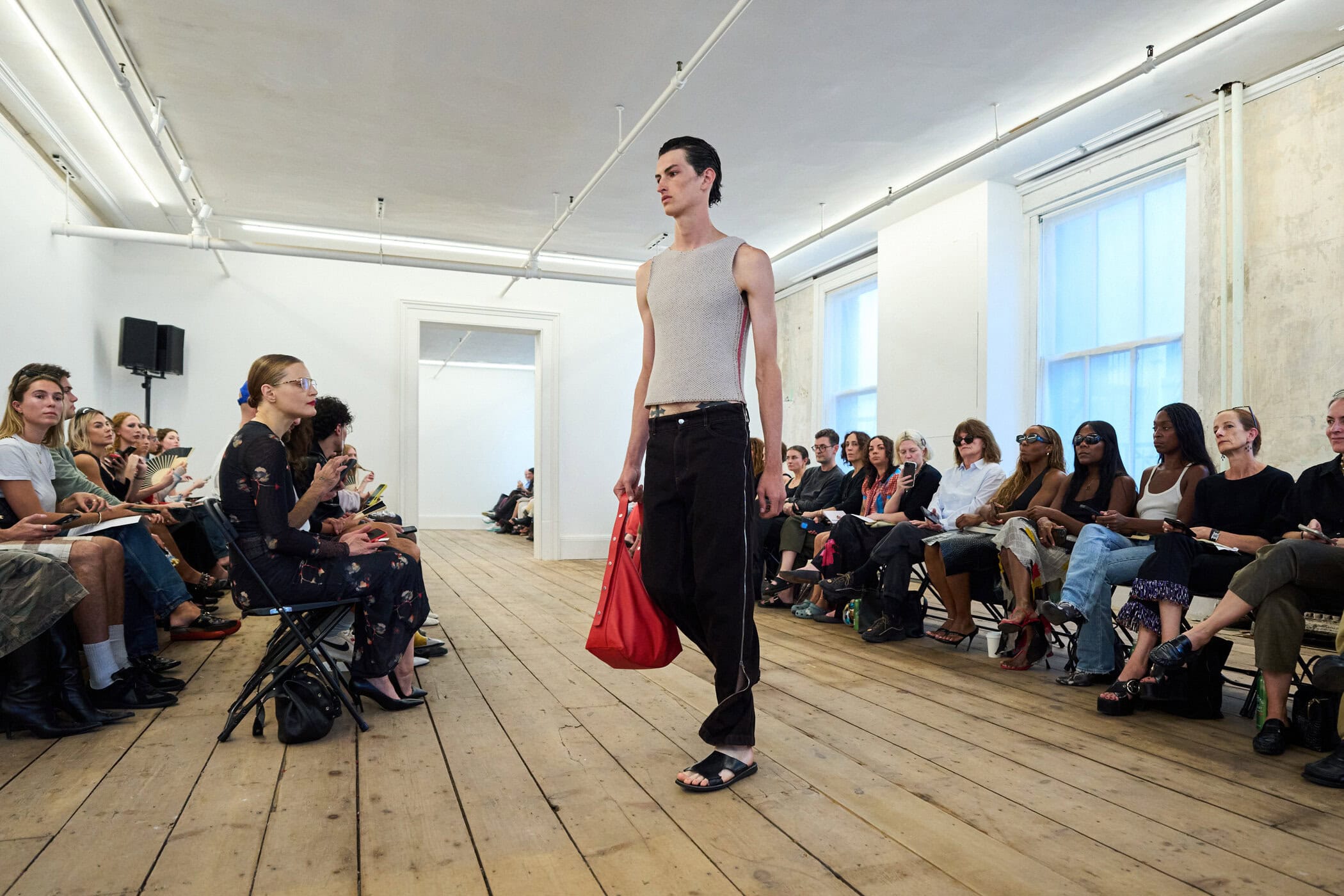 Eckhaus Latta Spring 2026 Fashion Show Atmosphere