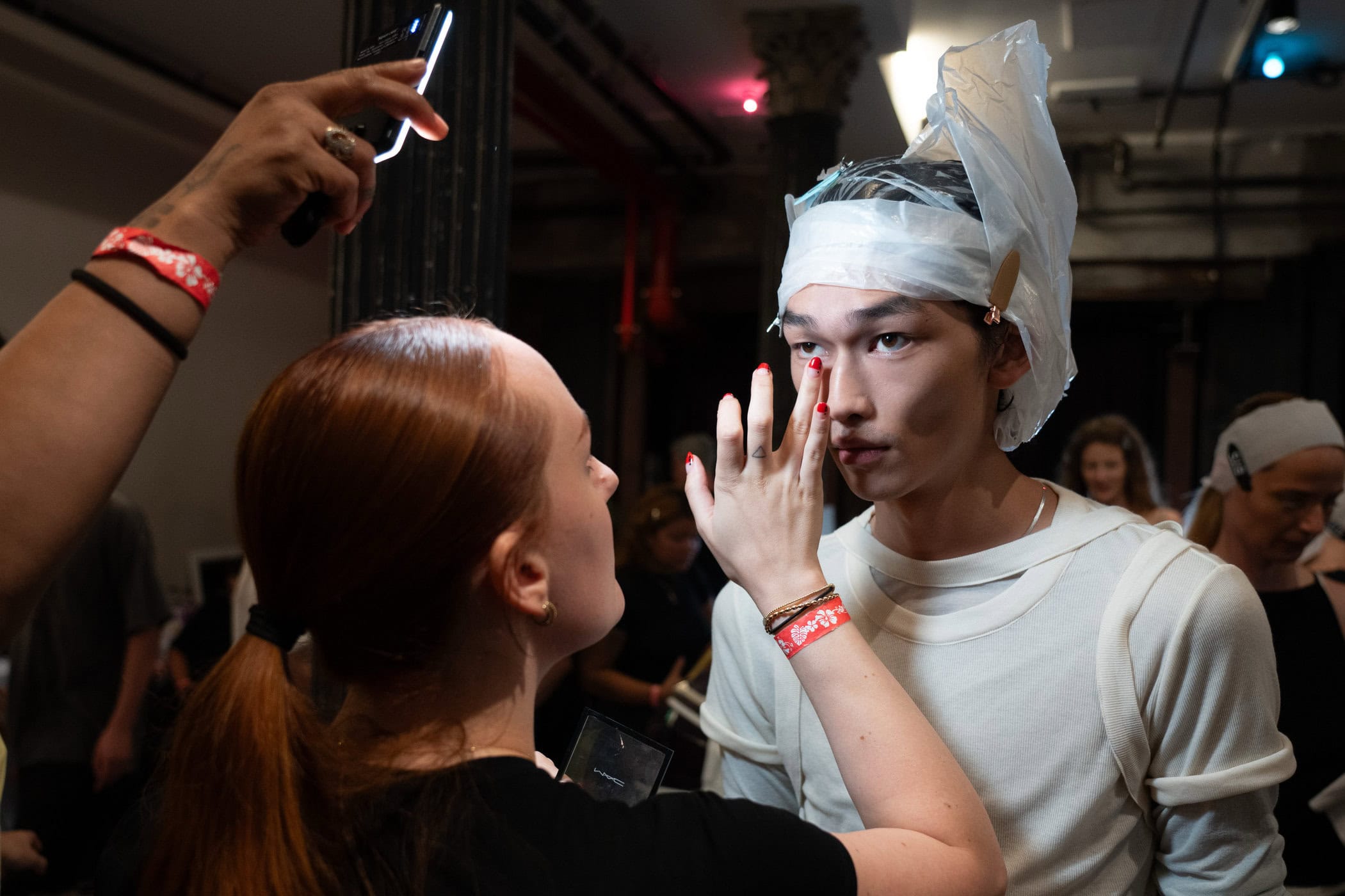 Eckhaus Latta Spring 2026 Fashion Show Backstage