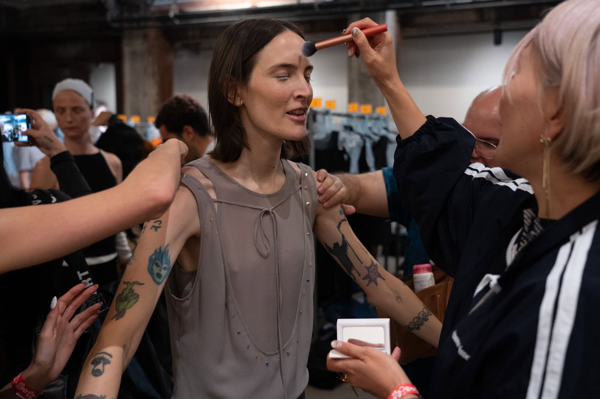 Eckhaus Latta Spring 2026 Fashion Show Backstage