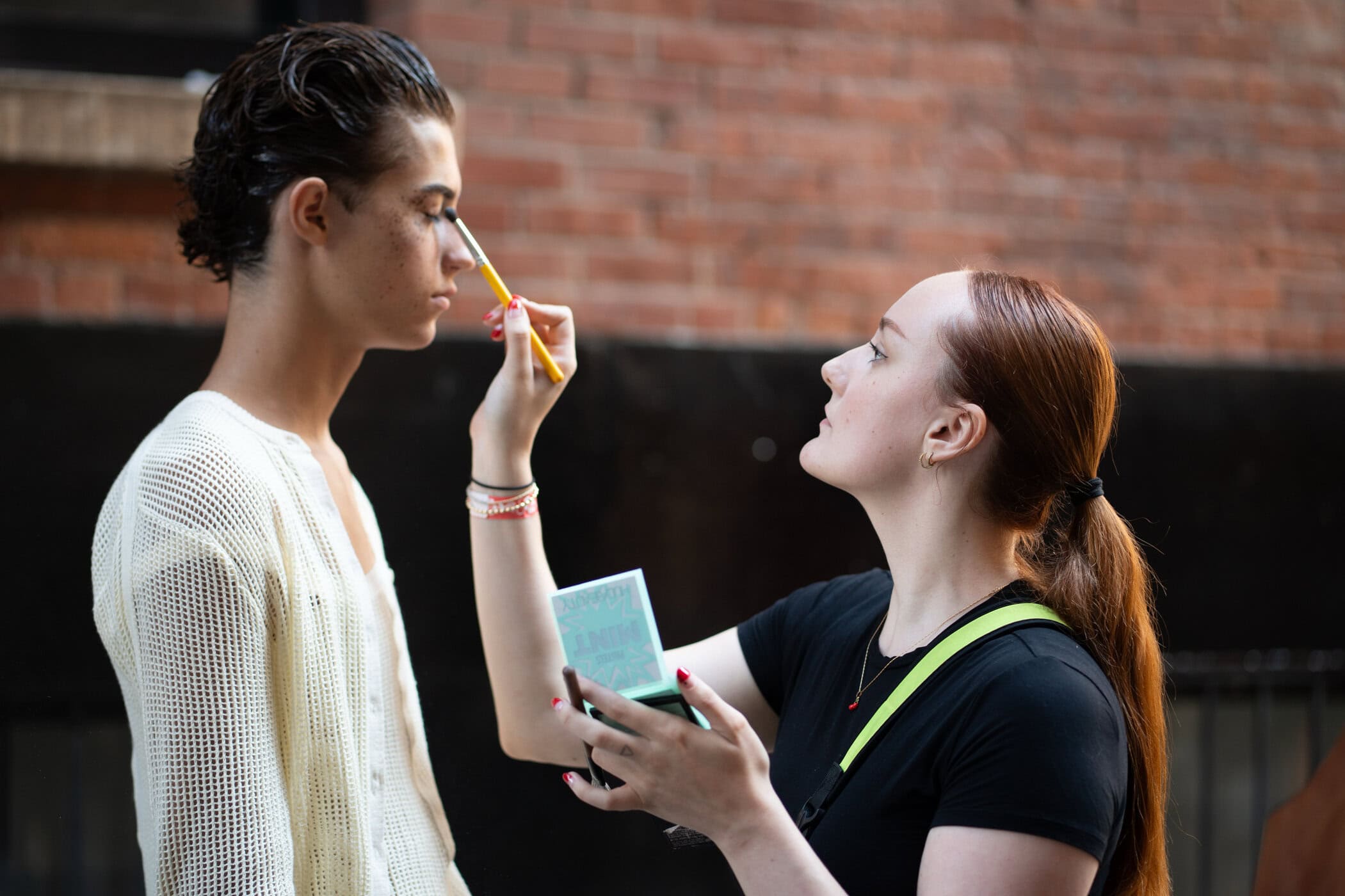 Eckhaus Latta Spring 2026 Fashion Show Backstage