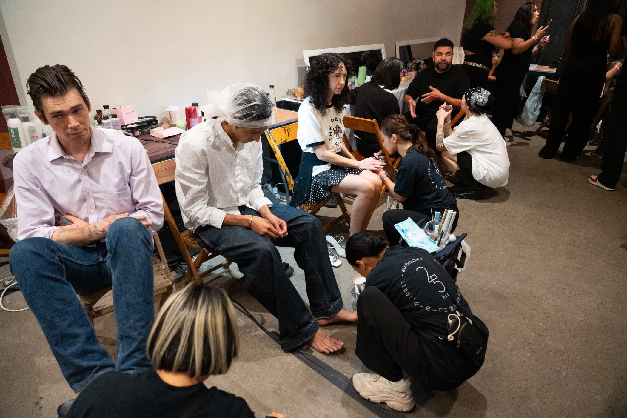 Eckhaus Latta Spring 2026 Fashion Show Backstage