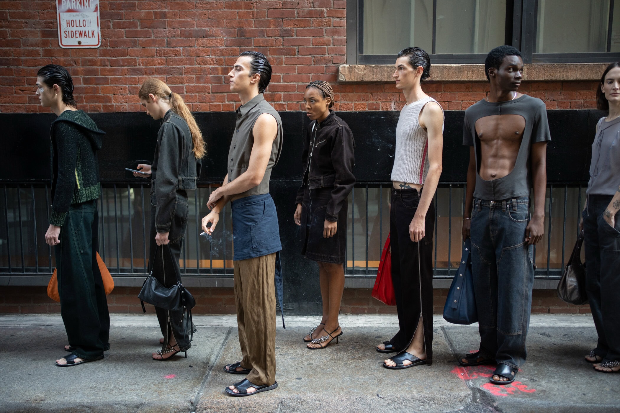 Eckhaus Latta Spring 2026 Fashion Show Backstage