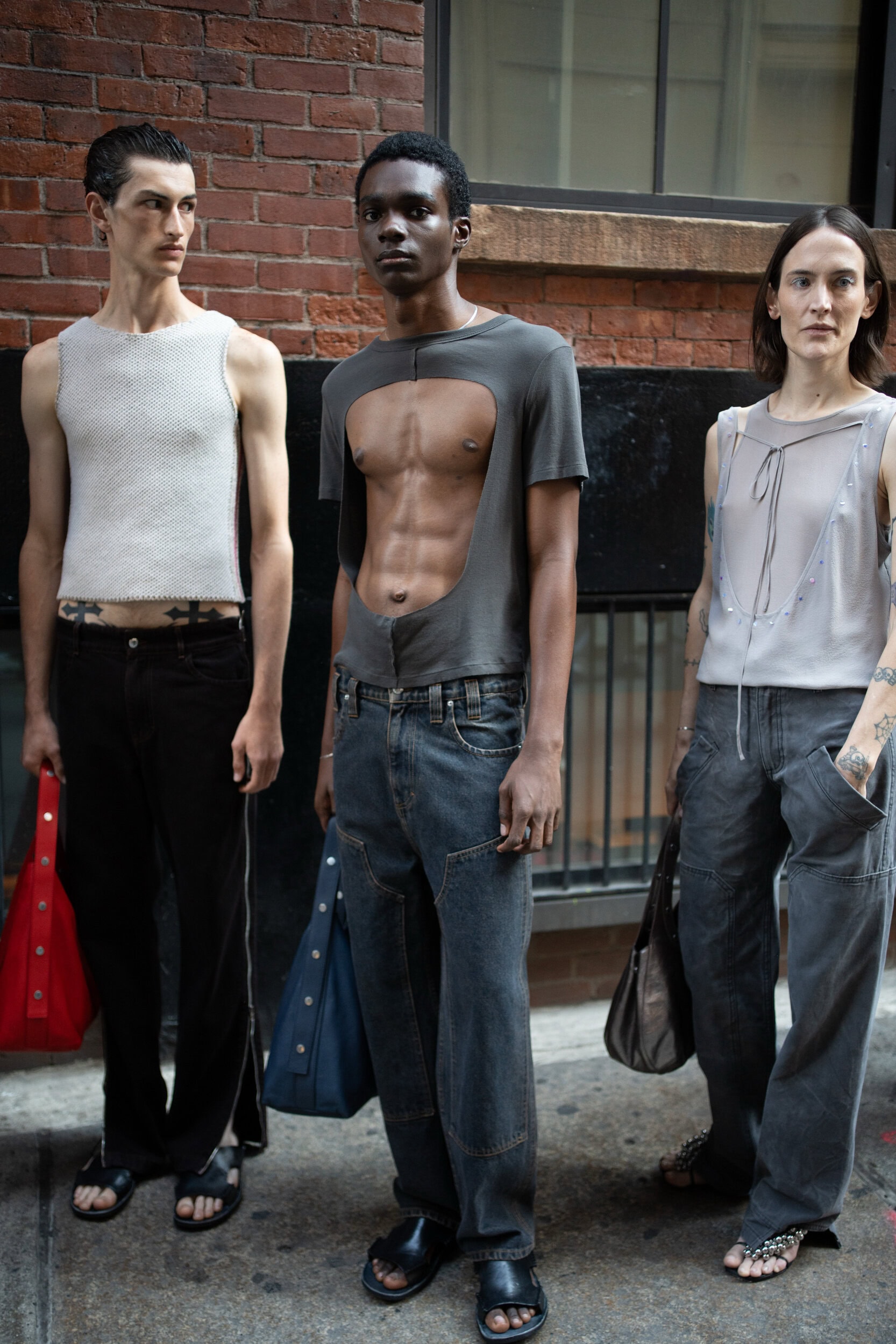 Eckhaus Latta Spring 2026 Fashion Show Backstage