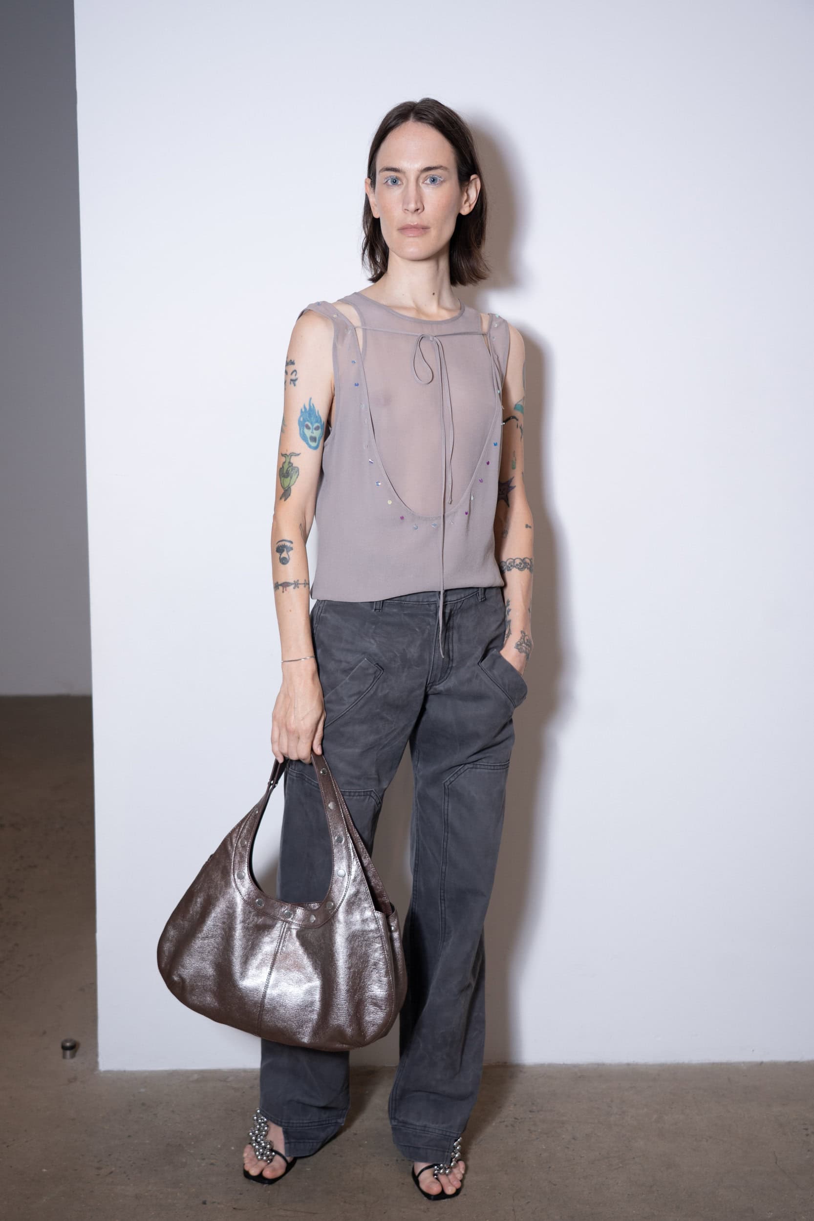 Eckhaus Latta Spring 2026 Fashion Show Backstage