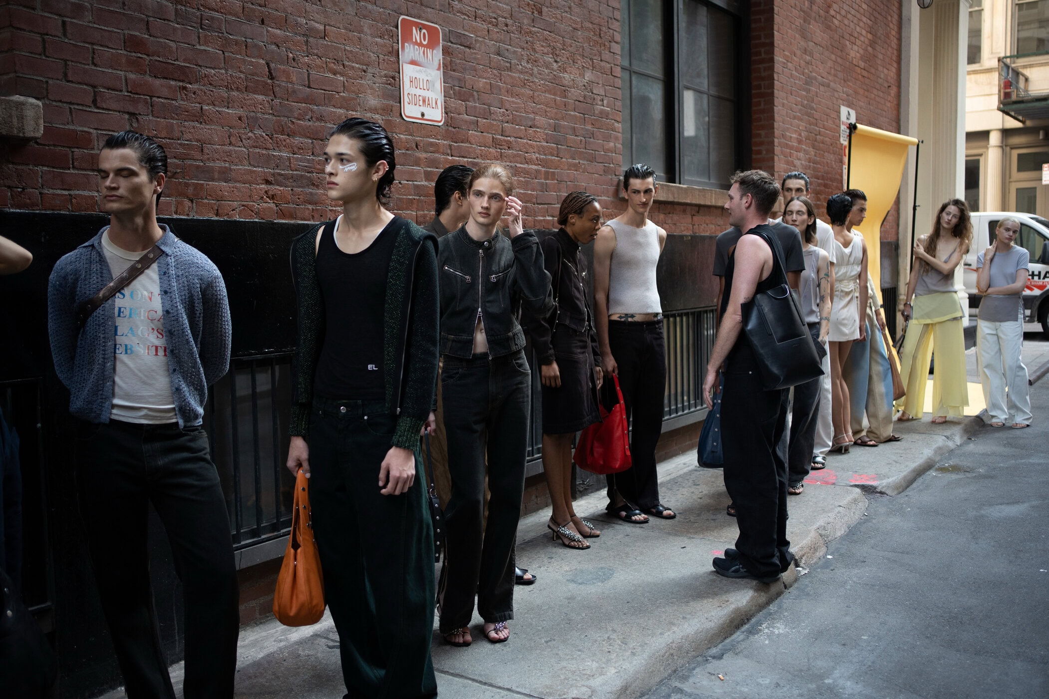 Eckhaus Latta Spring 2026 Fashion Show Backstage