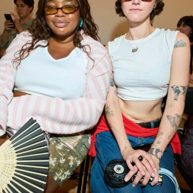 Eckhaus Latta Spring 2026 Fashion Show Front Row