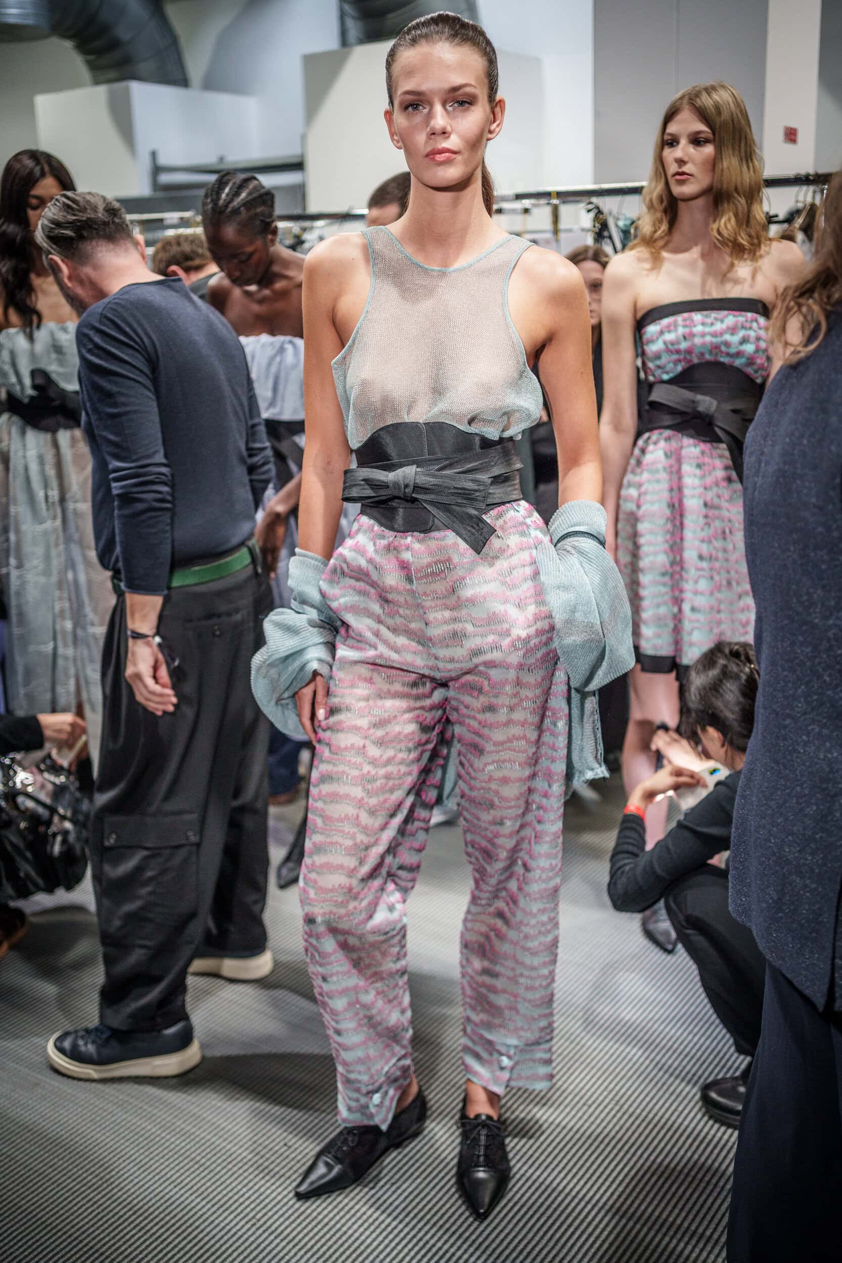 Emporio Armani Spring 2026 Fashion Show Backstage