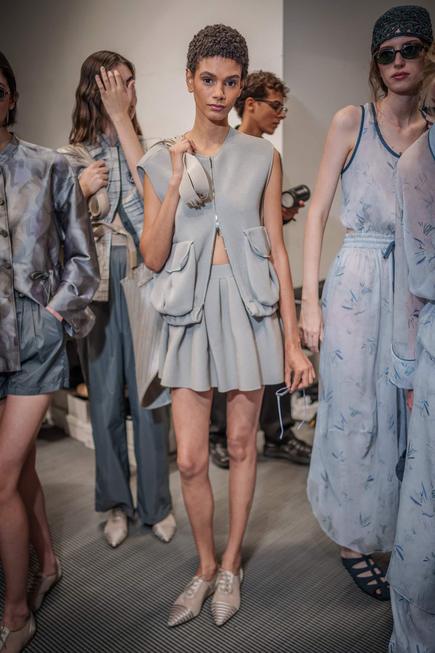 Emporio Armani Spring 2026 Fashion Show Backstage