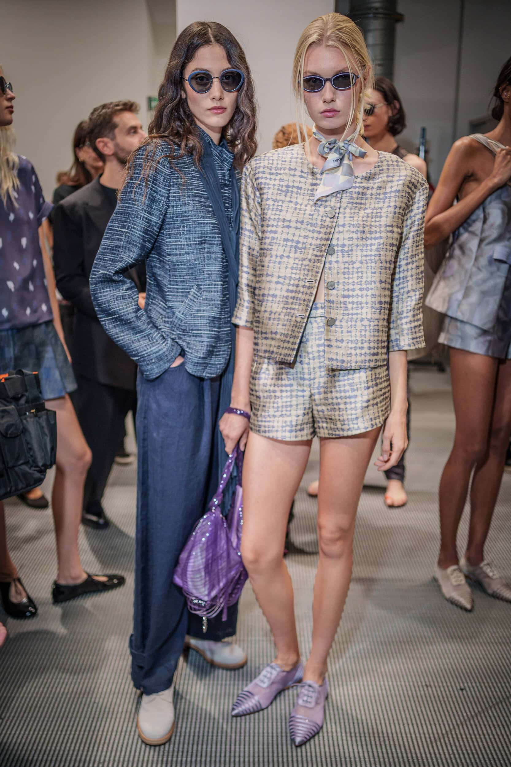 Emporio Armani Spring 2026 Fashion Show Backstage