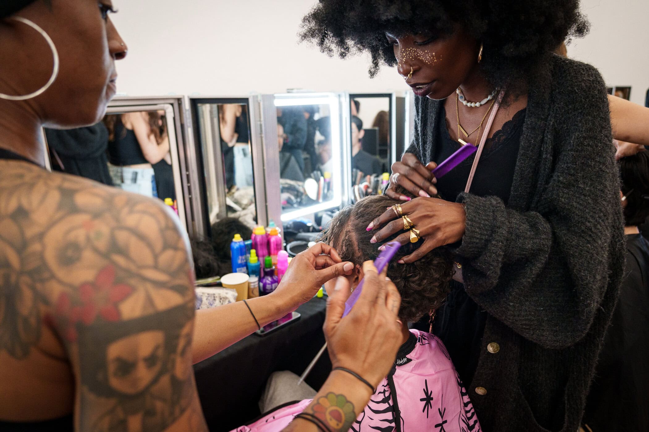 Fashion East Spring 2026 Fashion Show Backstage