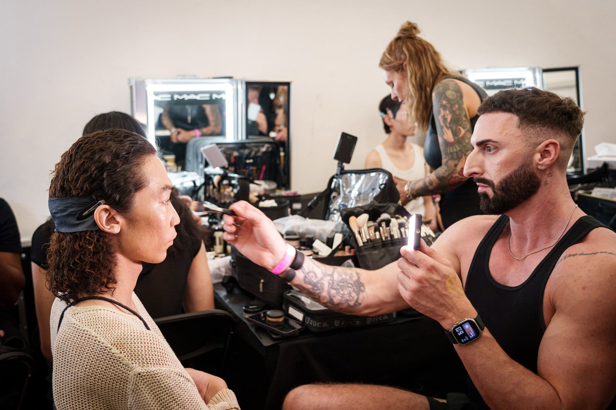 Fashion East Spring 2026 Fashion Show Backstage