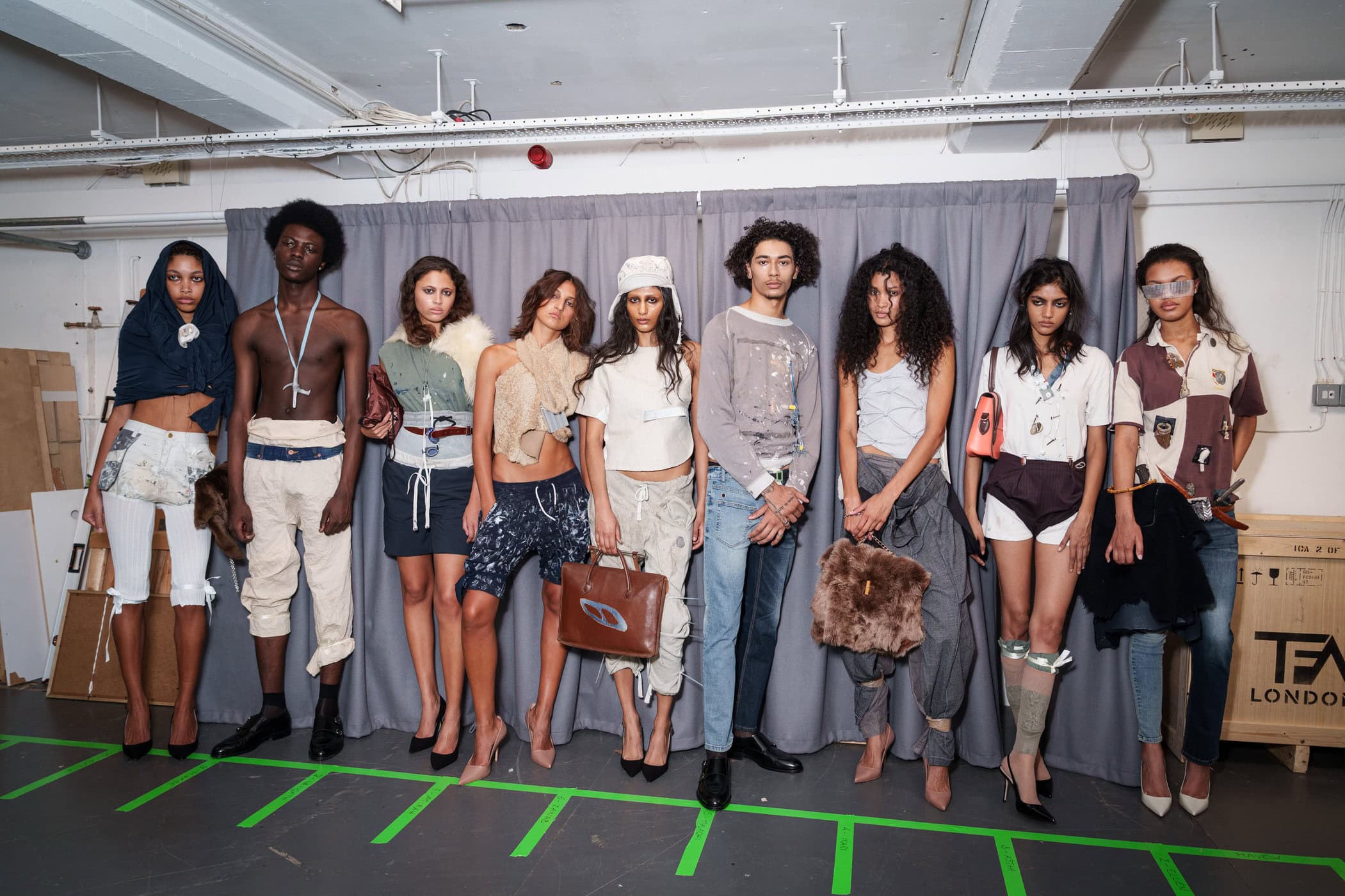 Fashion East Spring 2026 Fashion Show Backstage