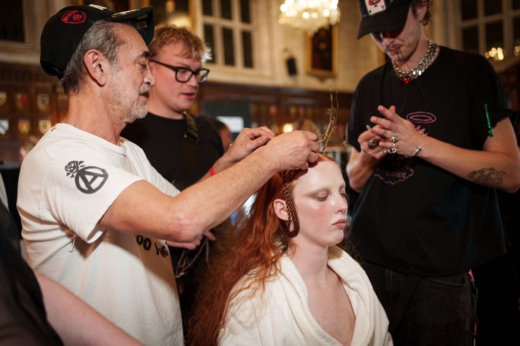 Dilara Findikoglu Spring 2026 Fashion Show Backstage