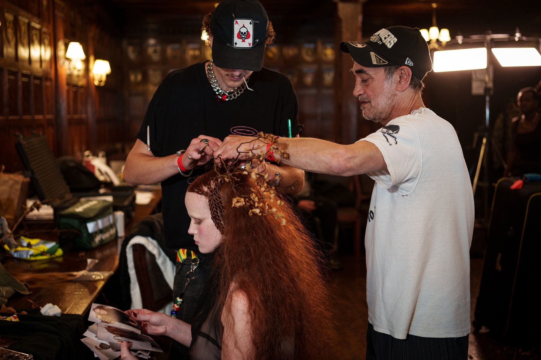 Dilara Findikoglu Spring 2026 Fashion Show Backstage