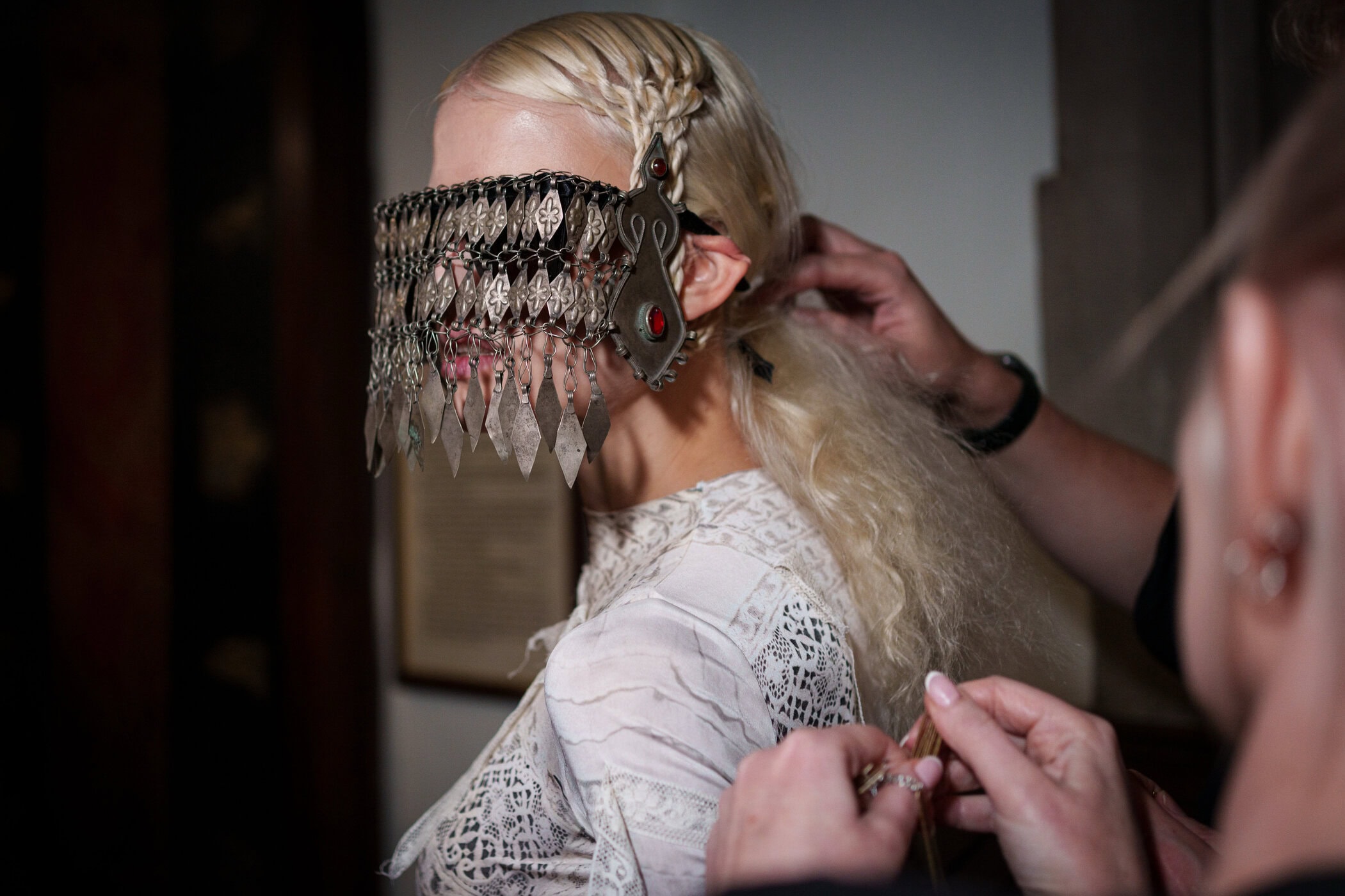 Dilara Findikoglu Spring 2026 Fashion Show Backstage