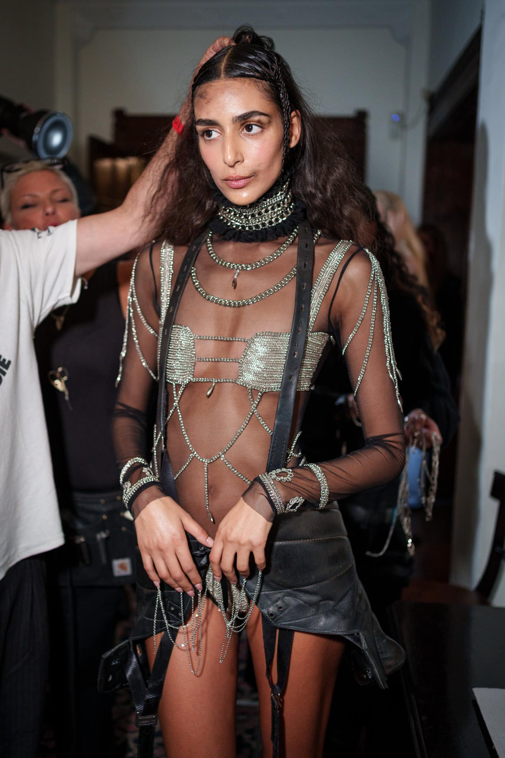 Dilara Findikoglu Spring 2026 Fashion Show Backstage