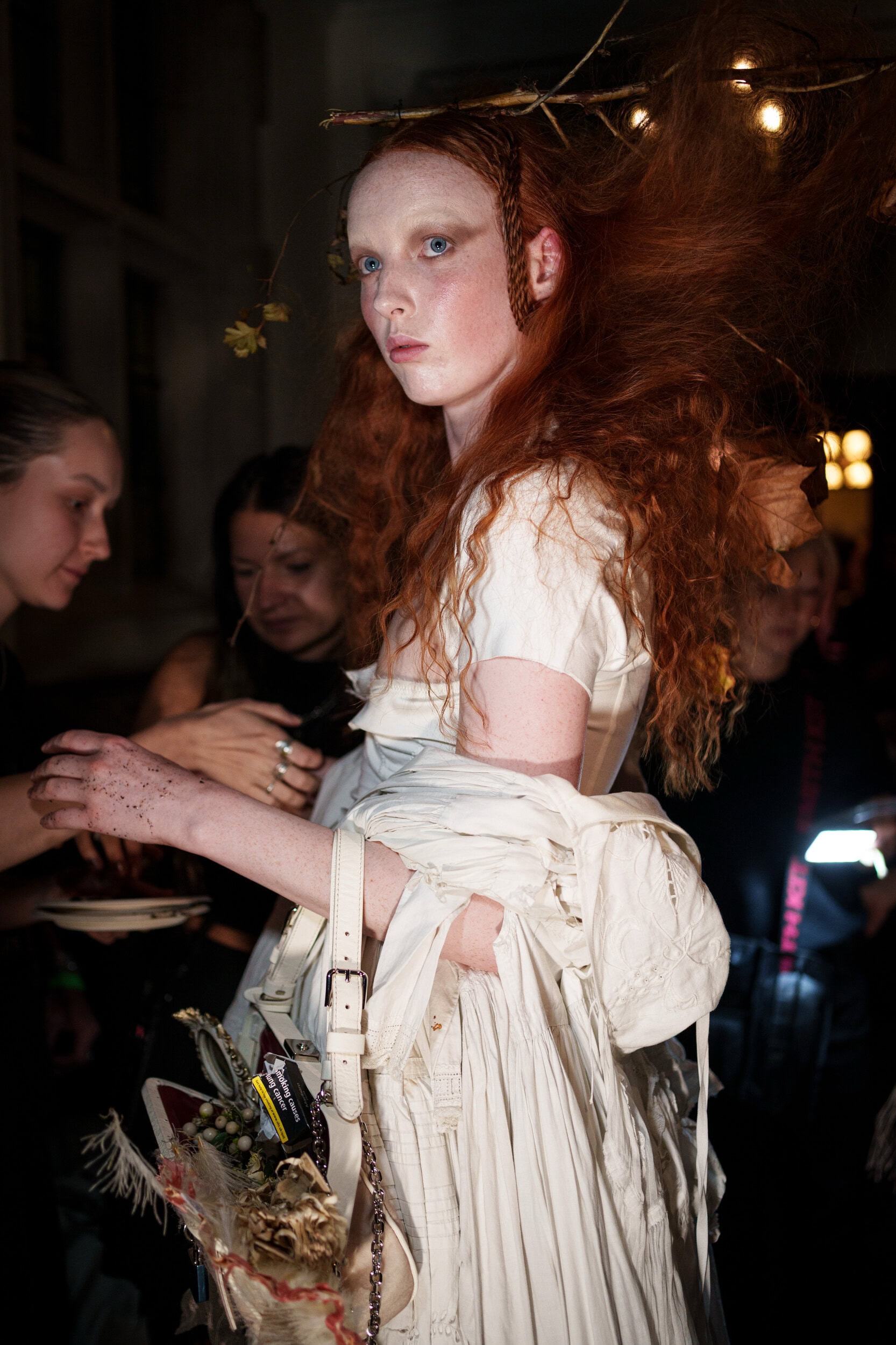 Dilara Findikoglu Spring 2026 Fashion Show Backstage
