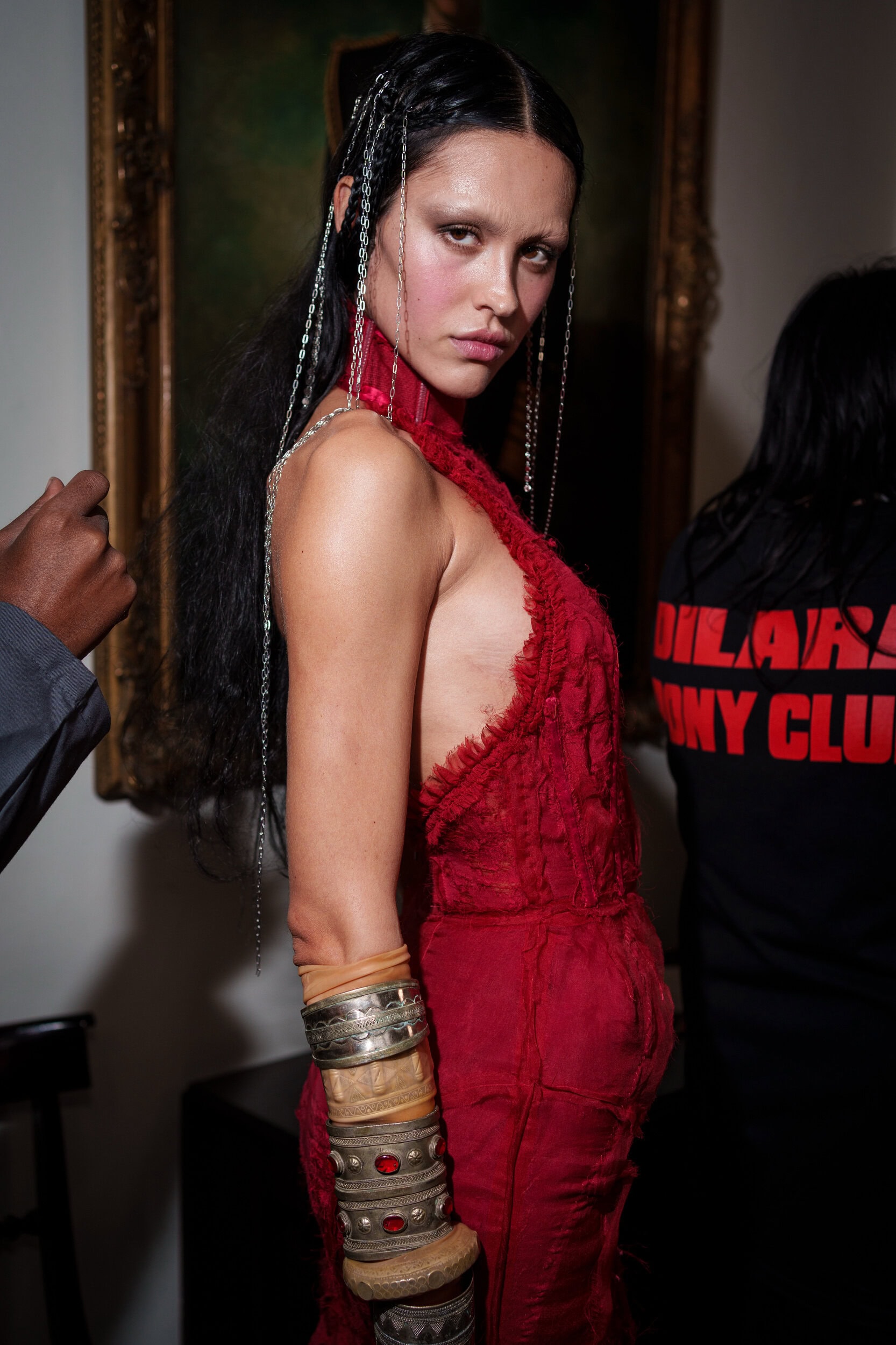 Dilara Findikoglu Spring 2026 Fashion Show Backstage
