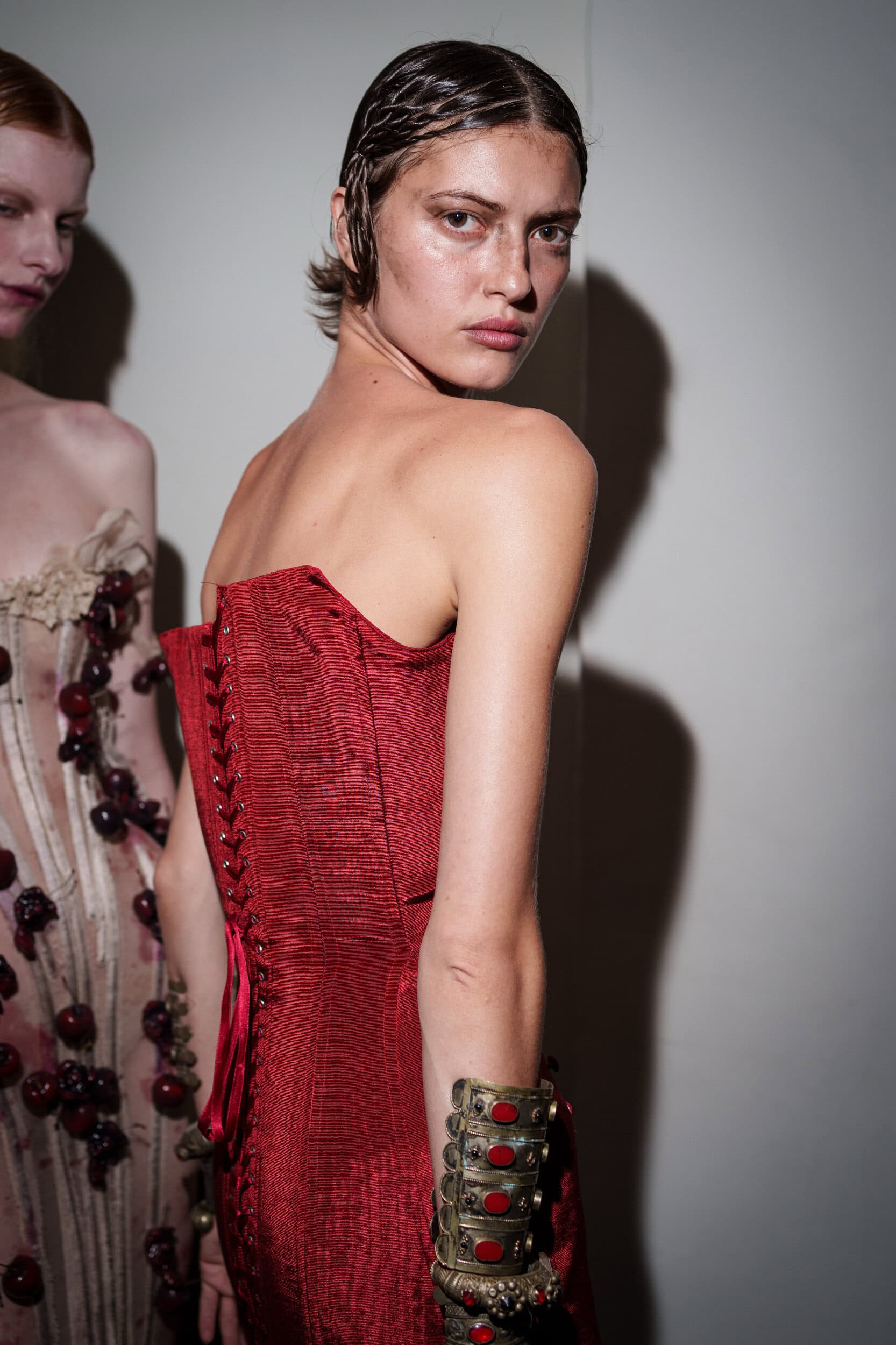 Dilara Findikoglu Spring 2026 Fashion Show Backstage