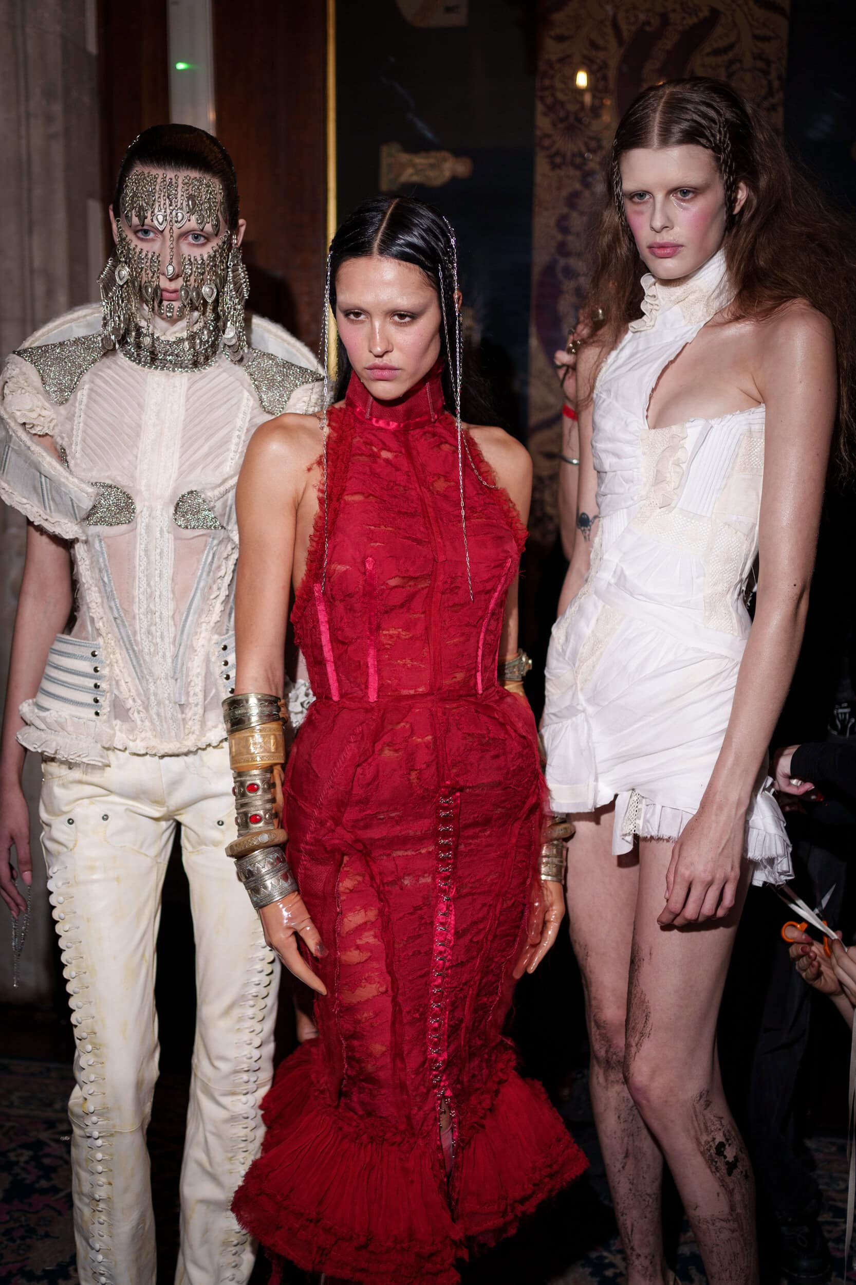 Dilara Findikoglu Spring 2026 Fashion Show Backstage