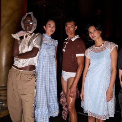 Tanner Fletcher Spring 2026 Fashion Show Backstage