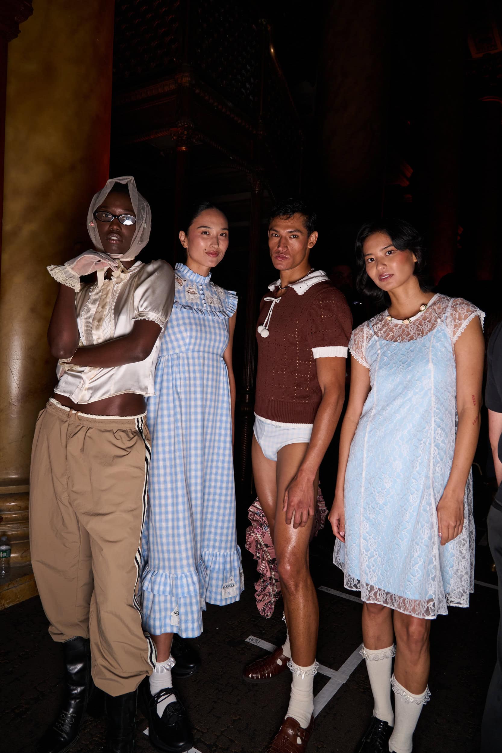 Tanner Fletcher Spring 2026 Fashion Show Backstage