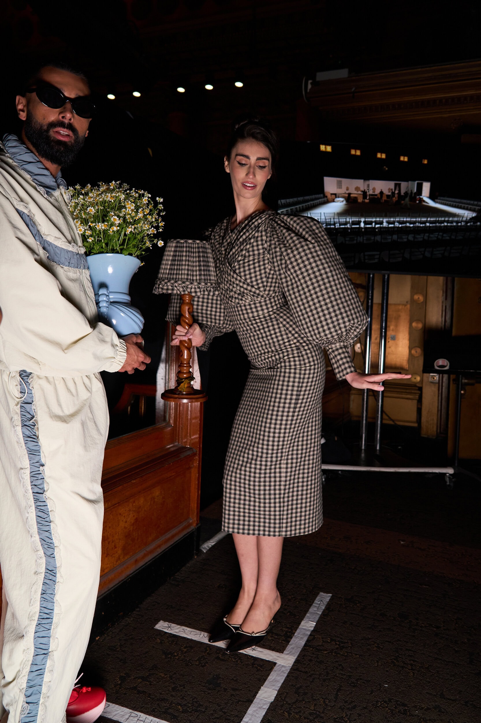Tanner Fletcher Spring 2026 Fashion Show Backstage