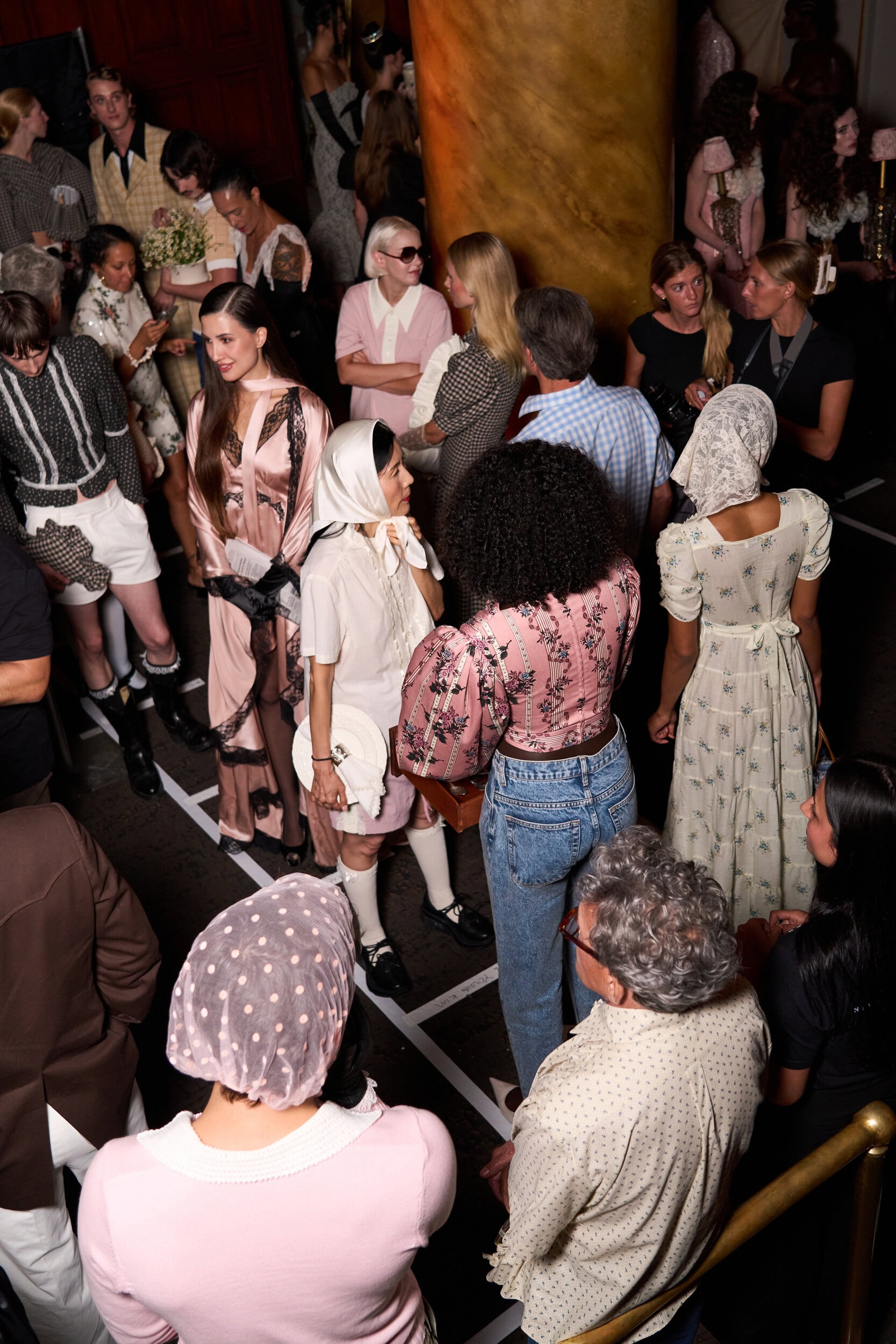 Tanner Fletcher Spring 2026 Fashion Show Backstage