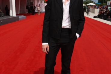 George Mackay in Guuci at "Broken English" Red Carpet - 82nd Venice Film Festival