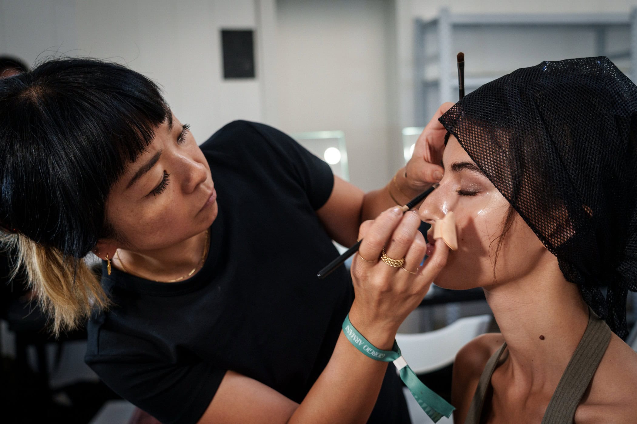 Giorgio Armani Spring 2026 Fashion Show Backstage