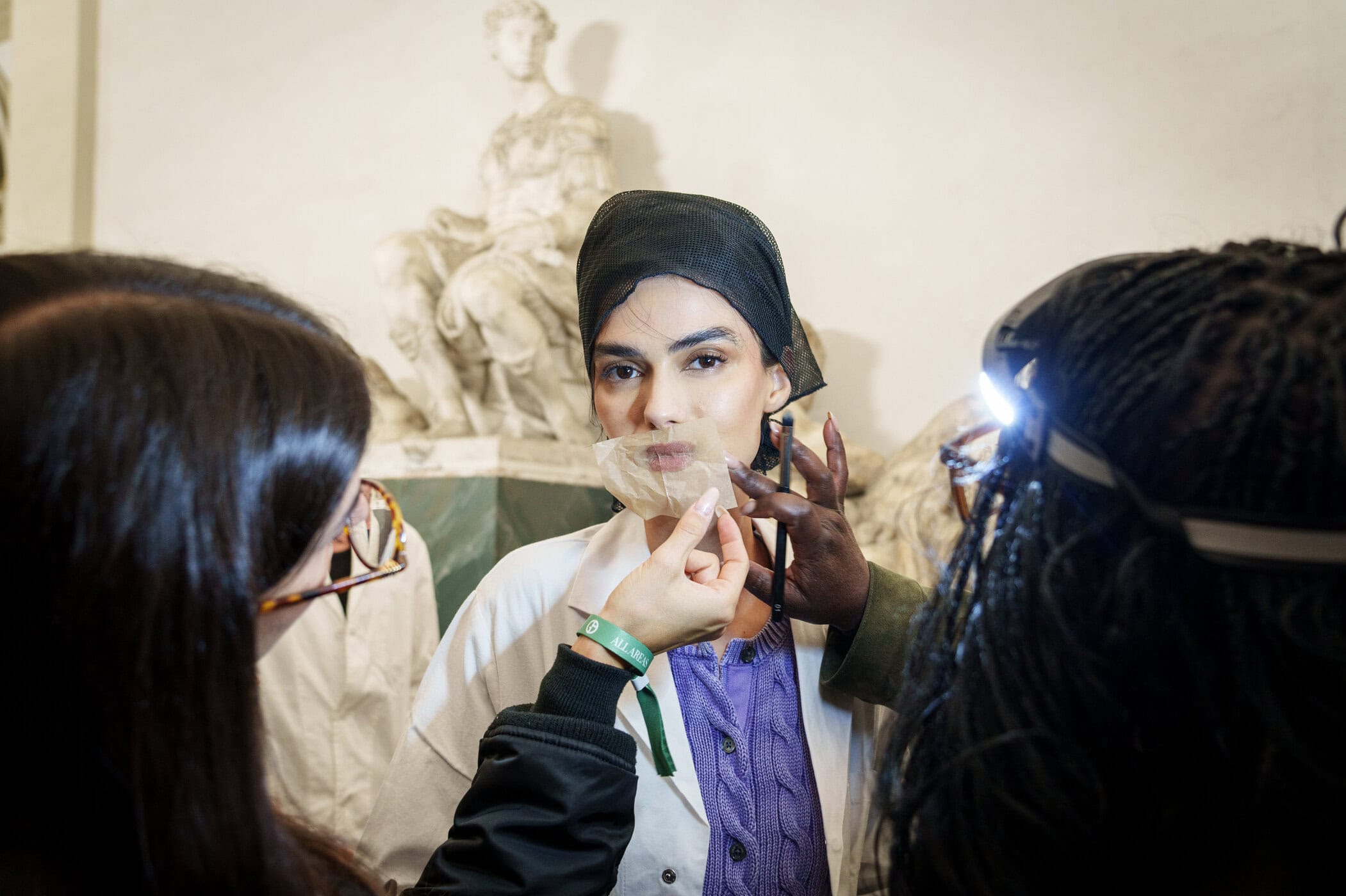 Giorgio Armani Spring 2026 Fashion Show Backstage