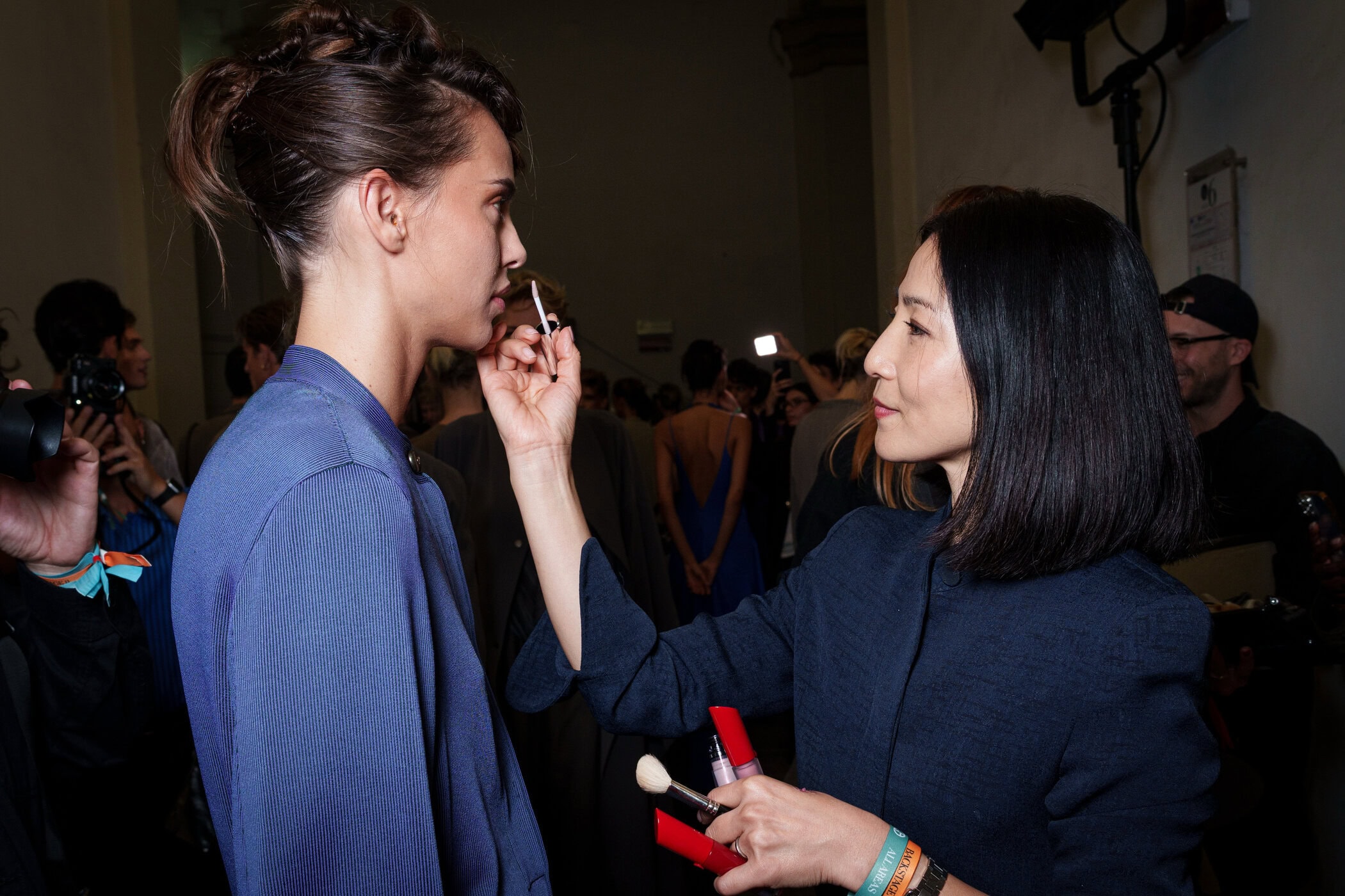 Giorgio Armani Spring 2026 Fashion Show Backstage