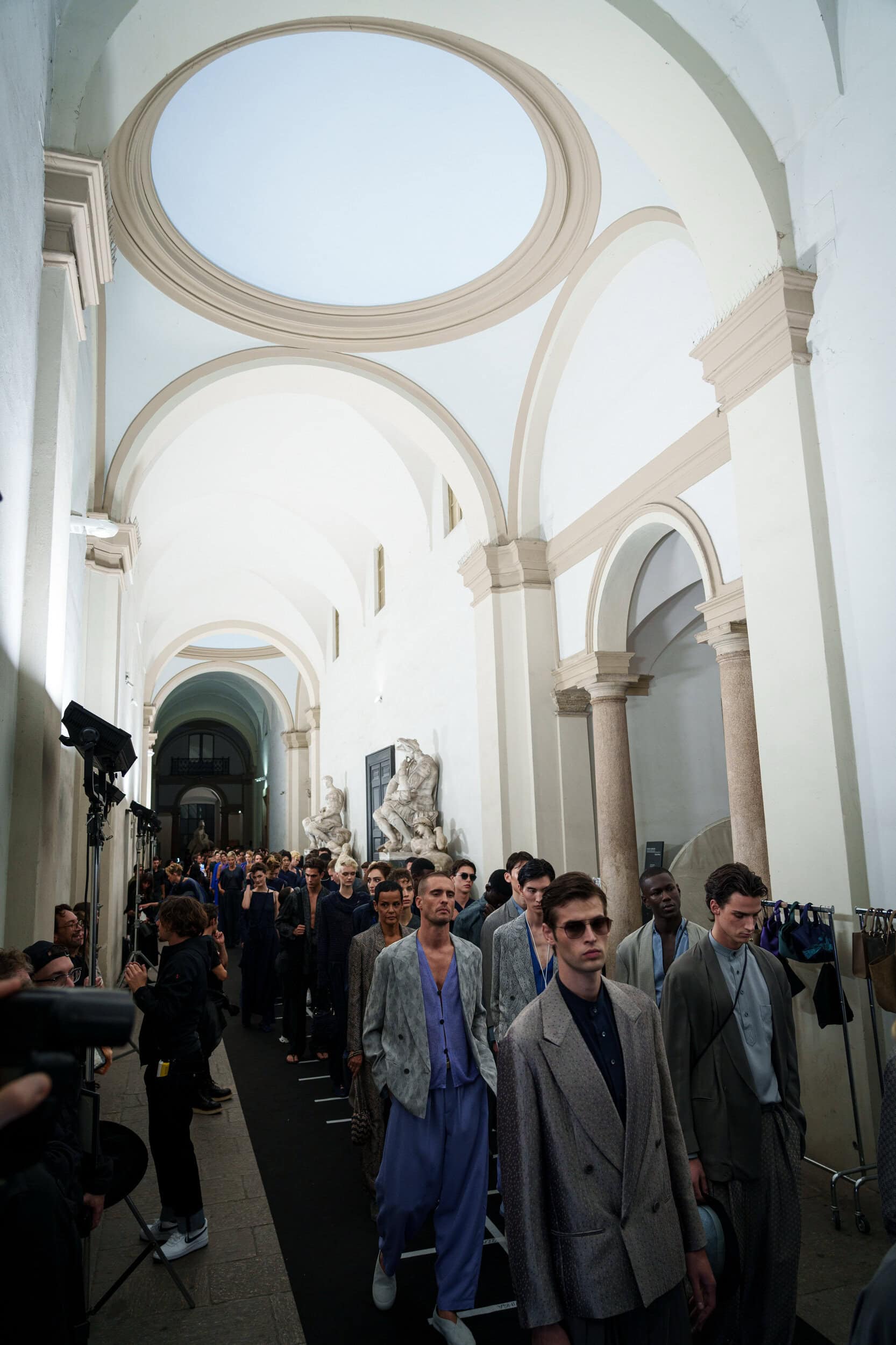 Giorgio Armani Spring 2026 Fashion Show Backstage