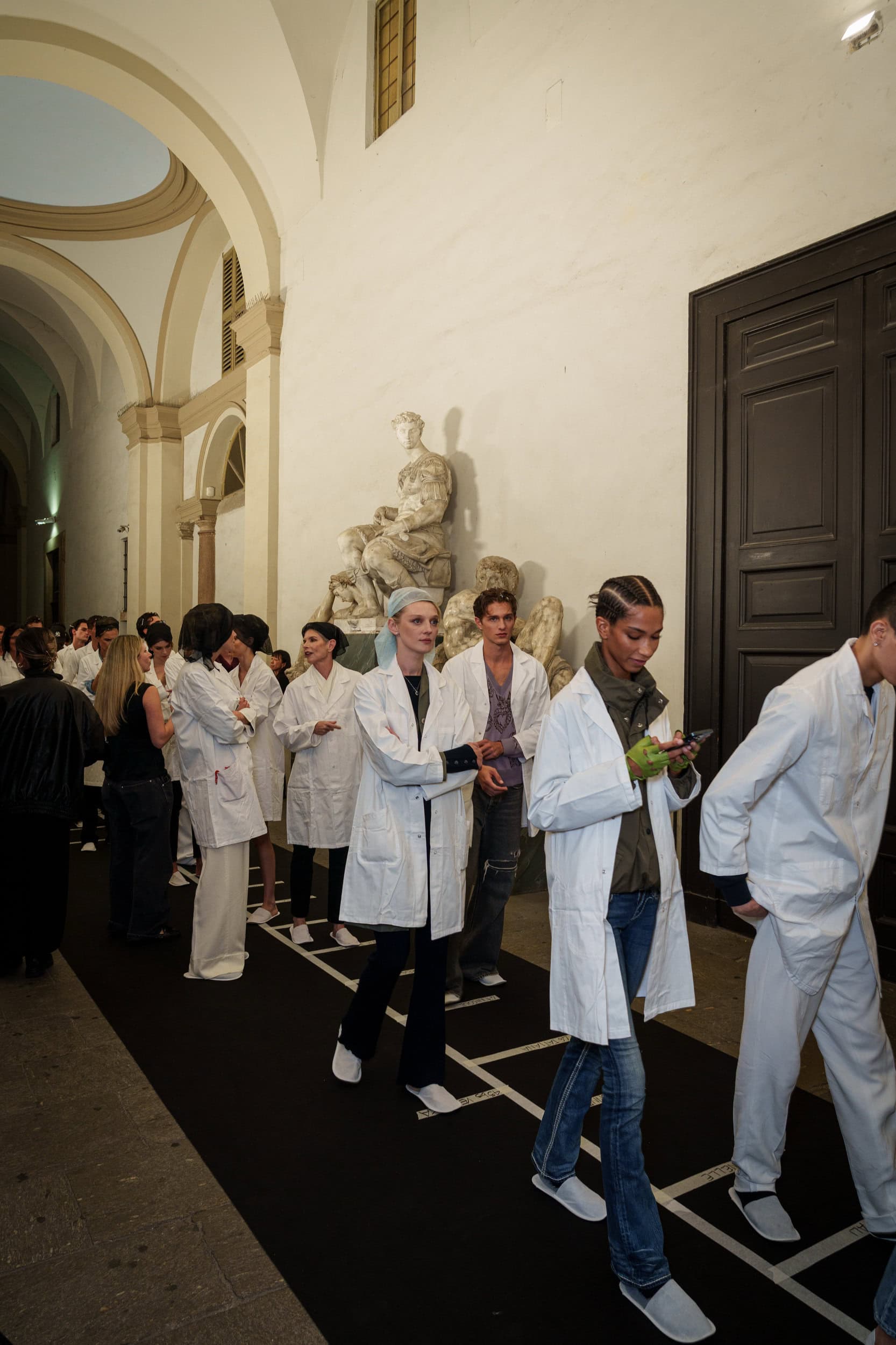 Giorgio Armani Spring 2026 Fashion Show Backstage