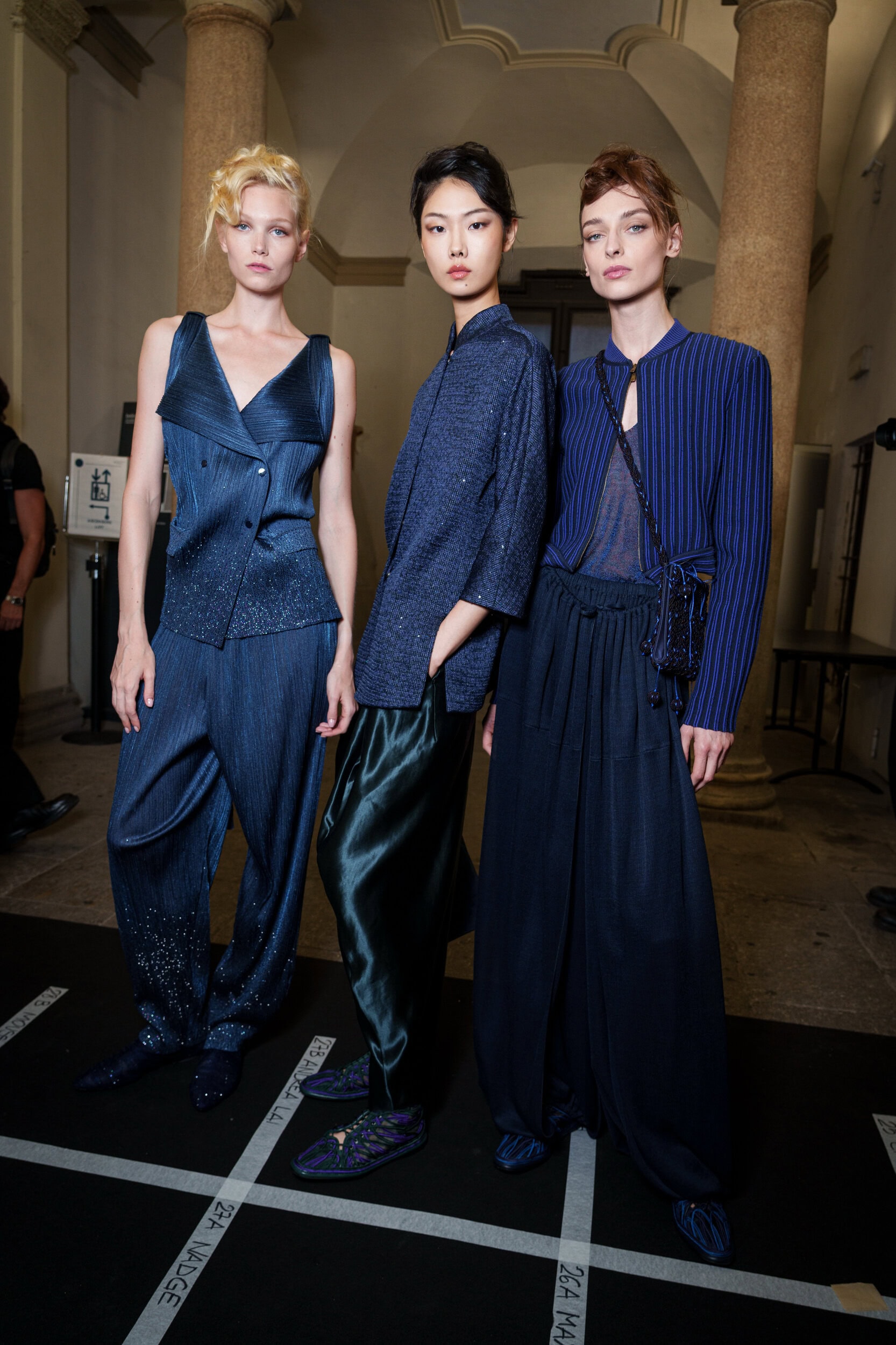 Giorgio Armani Spring 2026 Fashion Show Backstage