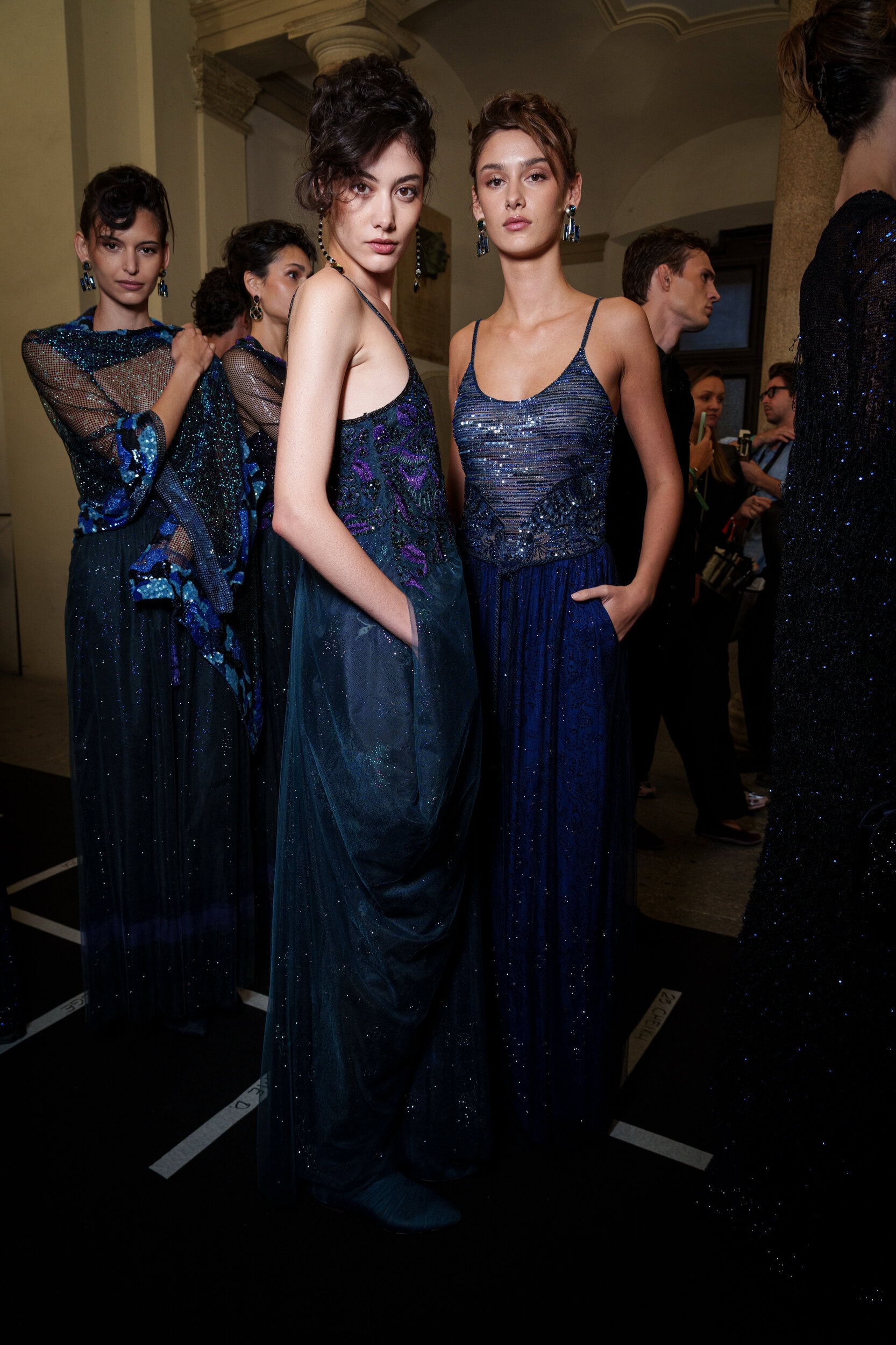Giorgio Armani Spring 2026 Fashion Show Backstage