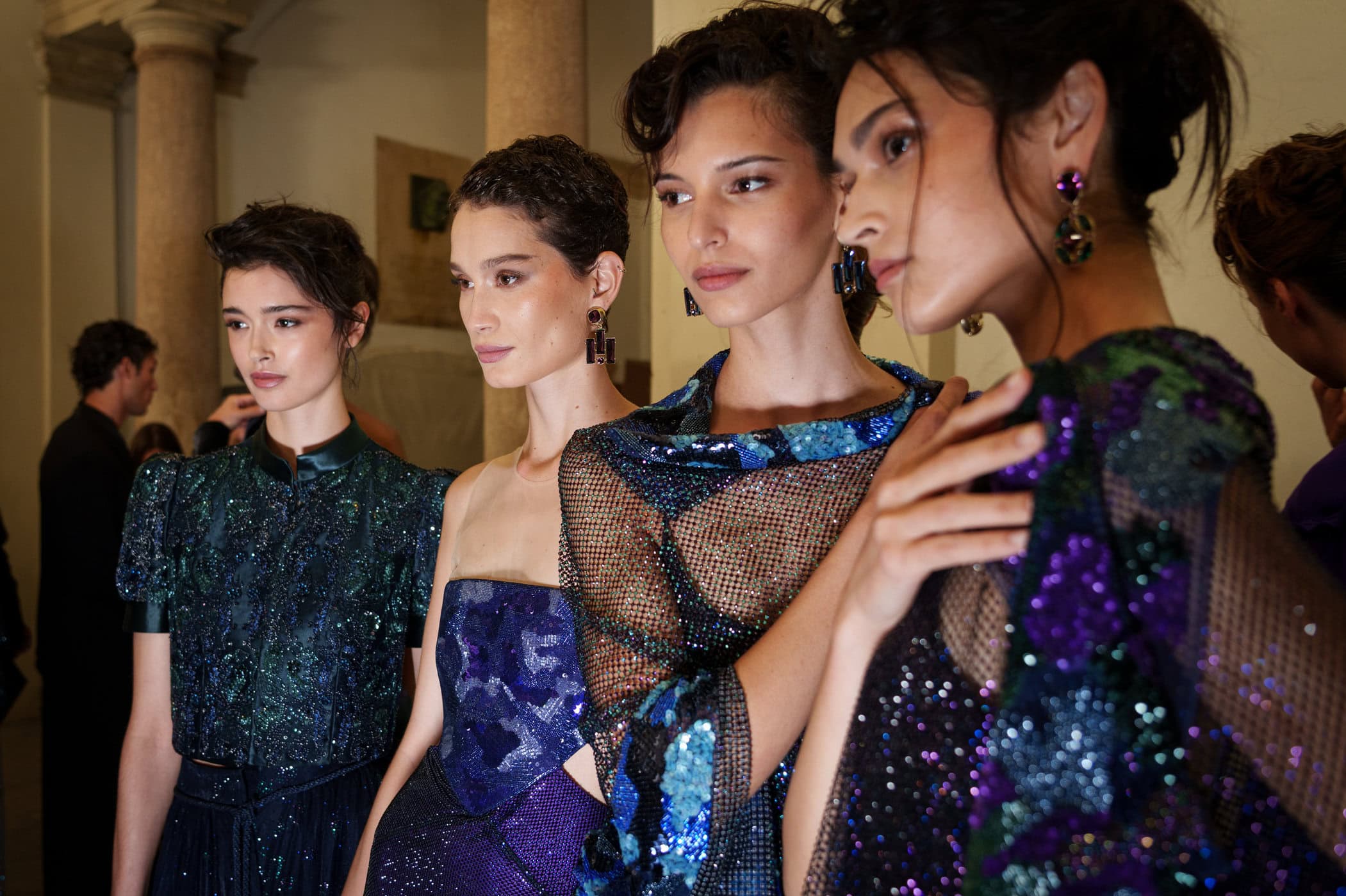 Giorgio Armani Spring 2026 Fashion Show Backstage