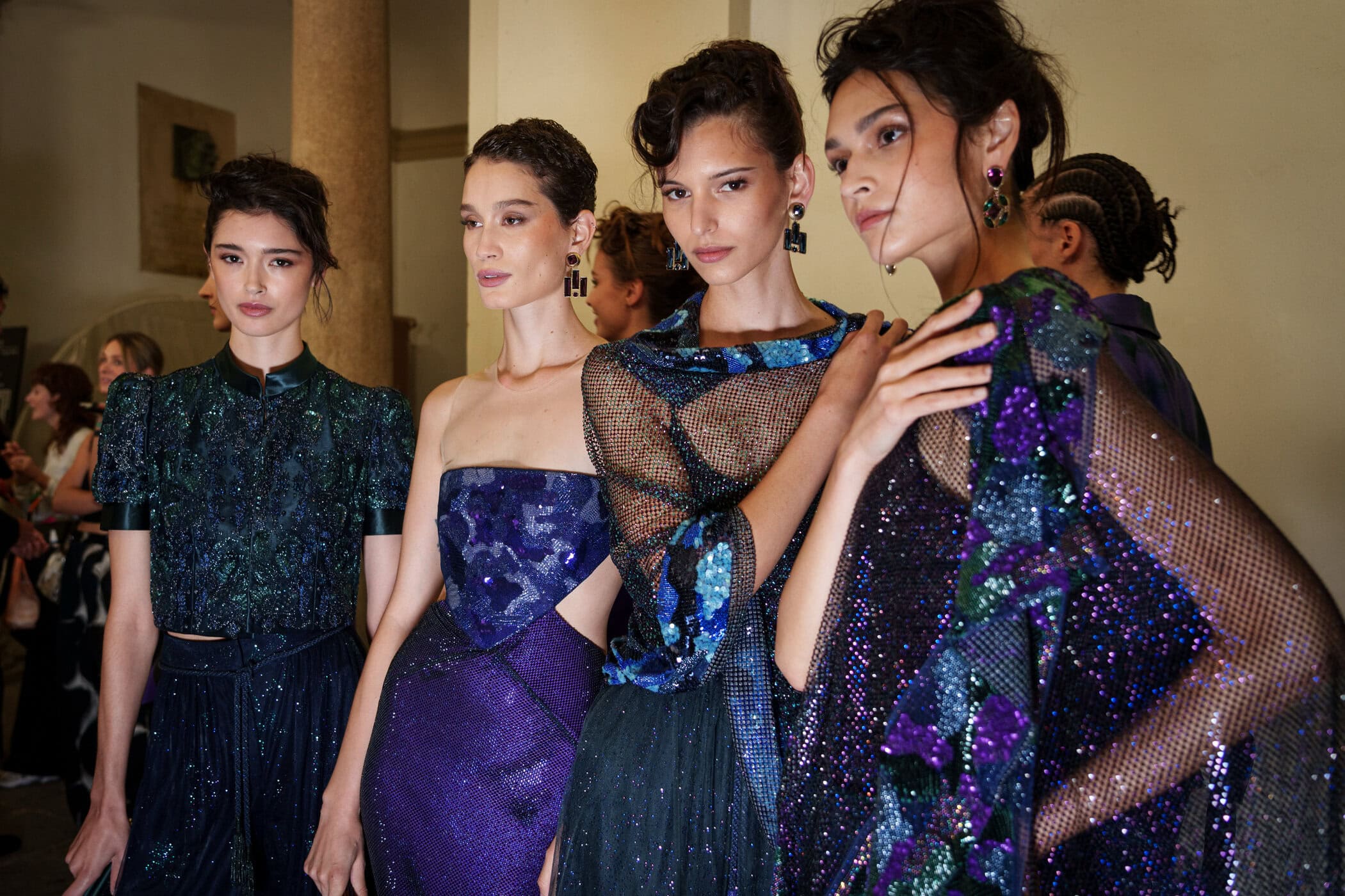 Giorgio Armani Spring 2026 Fashion Show Backstage