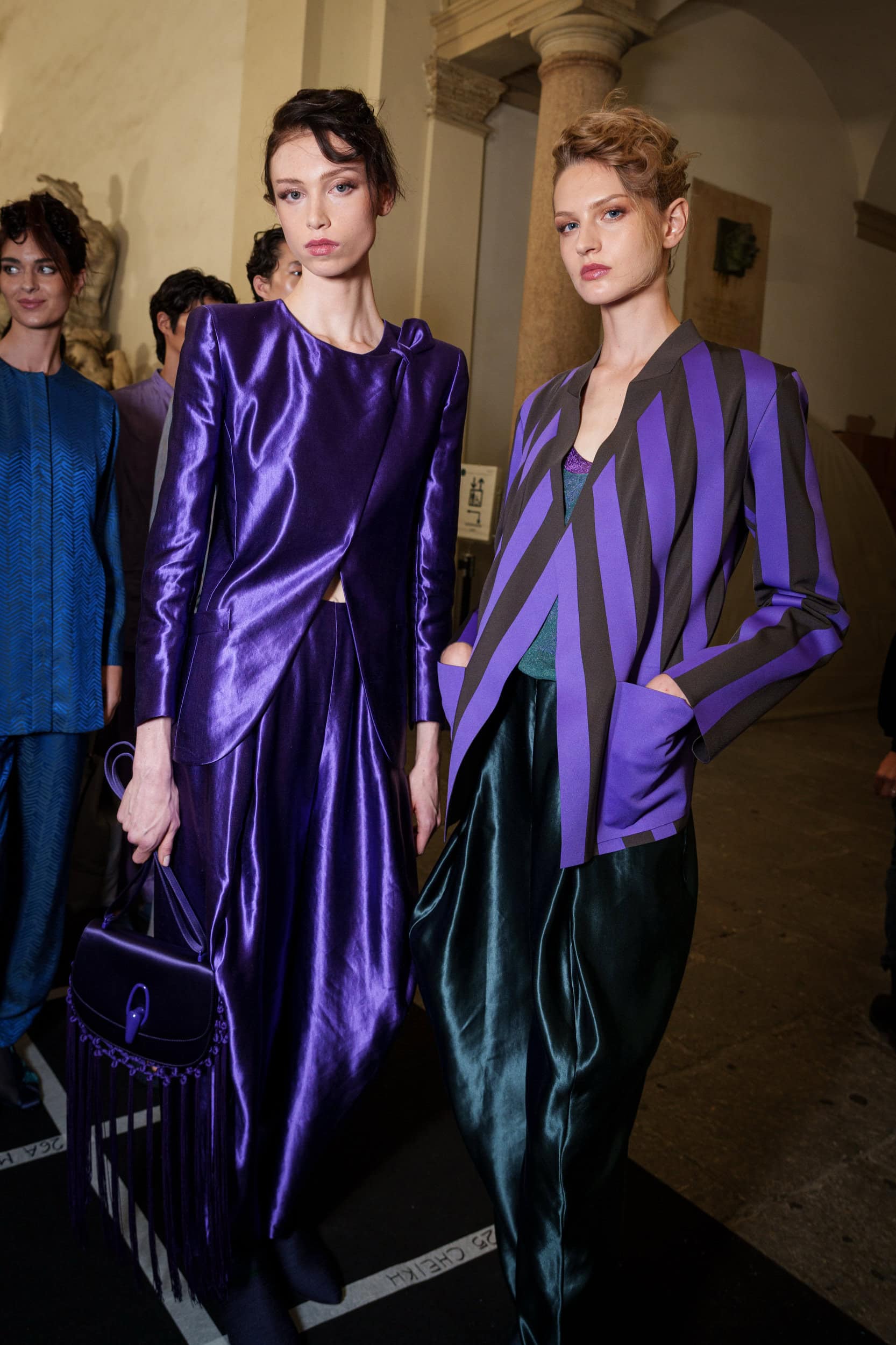 Giorgio Armani Spring 2026 Fashion Show Backstage