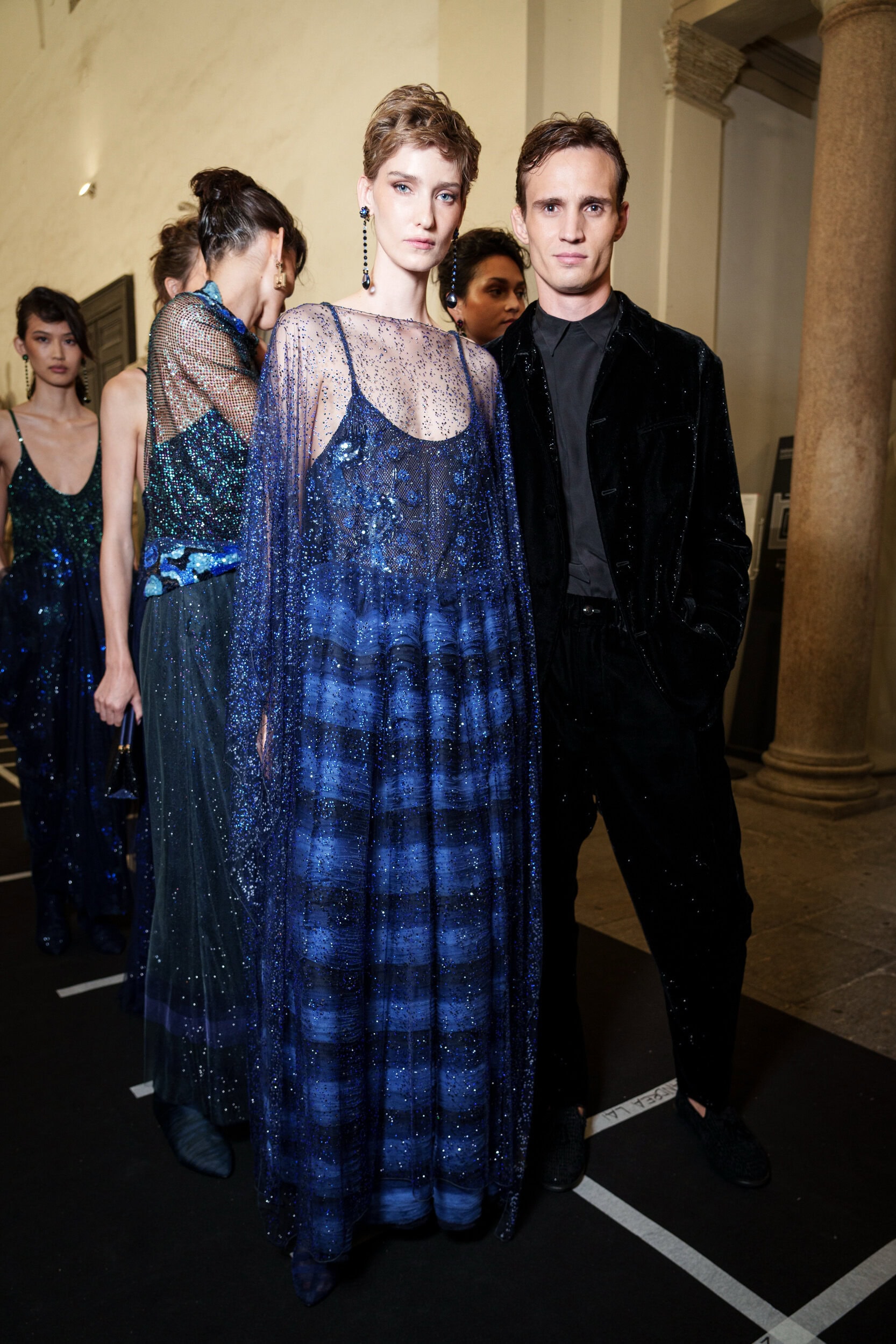 Giorgio Armani Spring 2026 Fashion Show Backstage