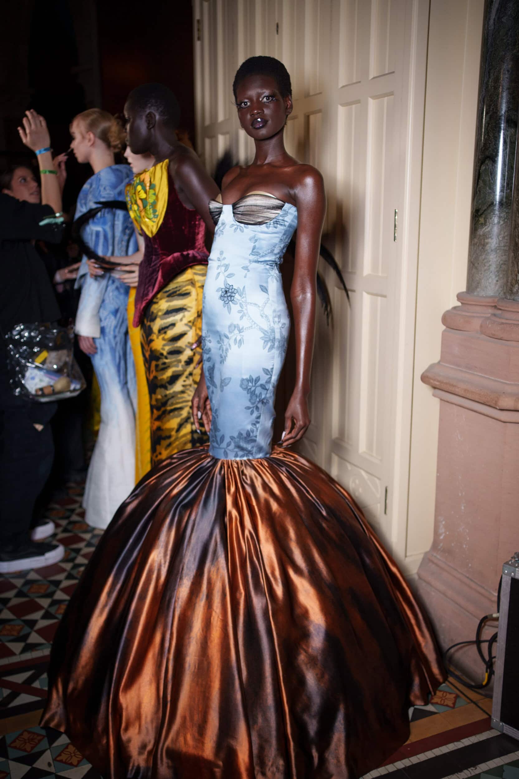 Harris Reed Spring 2026 Fashion Show Backstage
