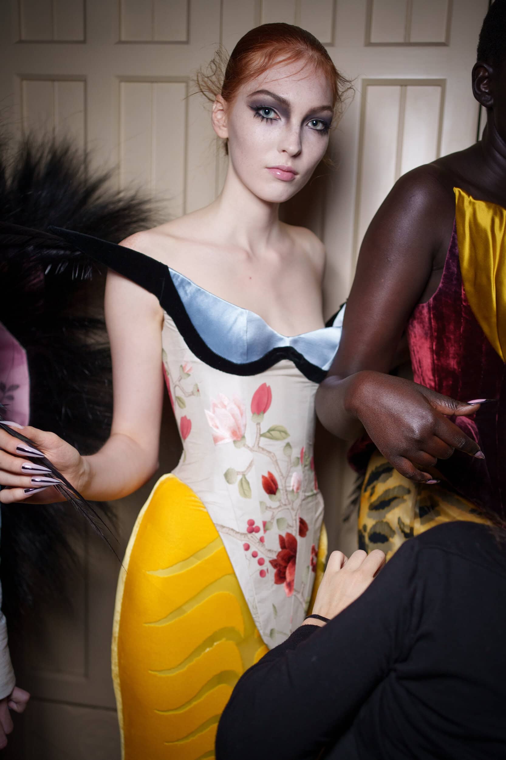 Harris Reed Spring 2026 Fashion Show Backstage