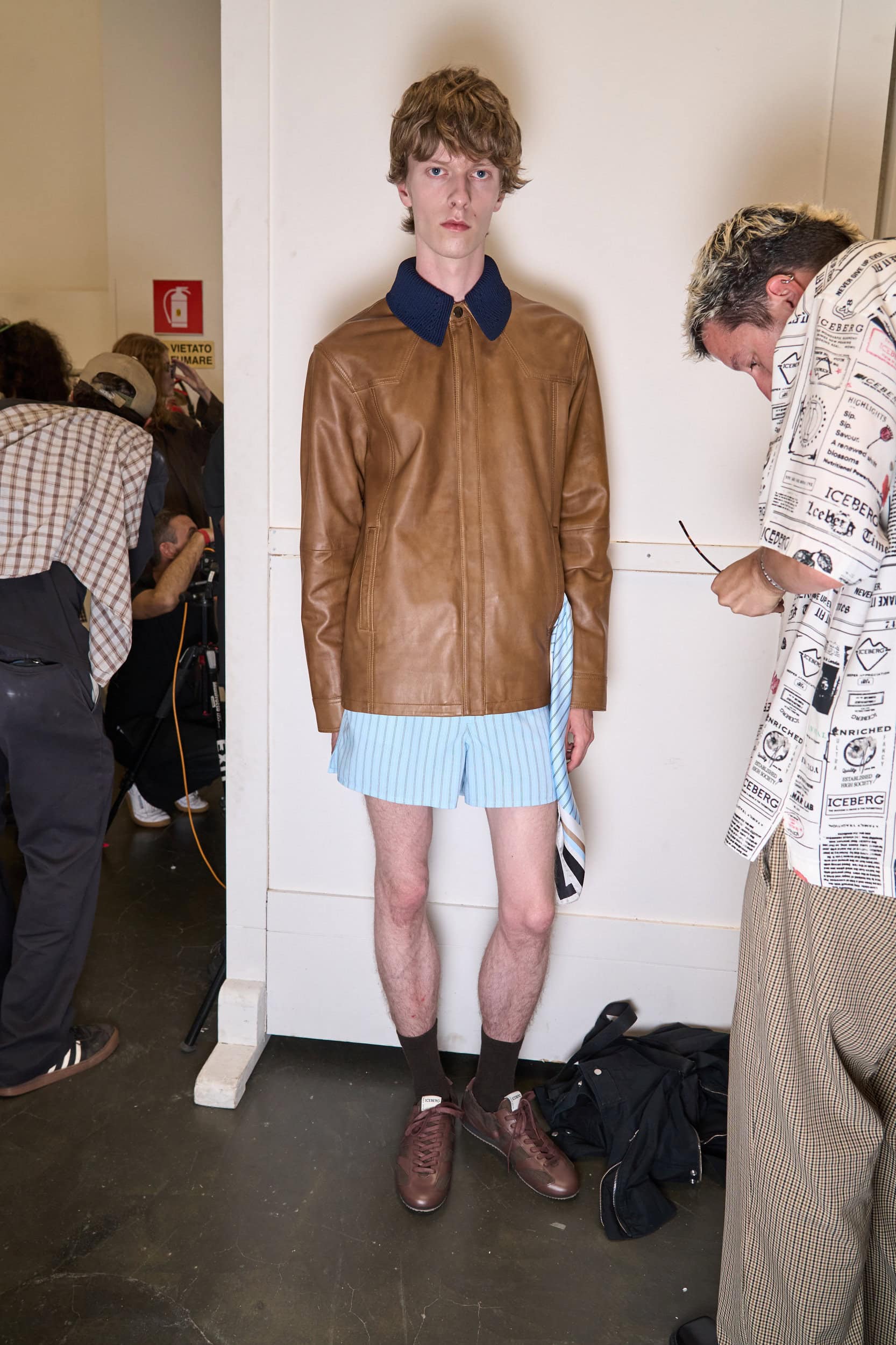 Iceberg Spring 2026 Fashion Show Backstage