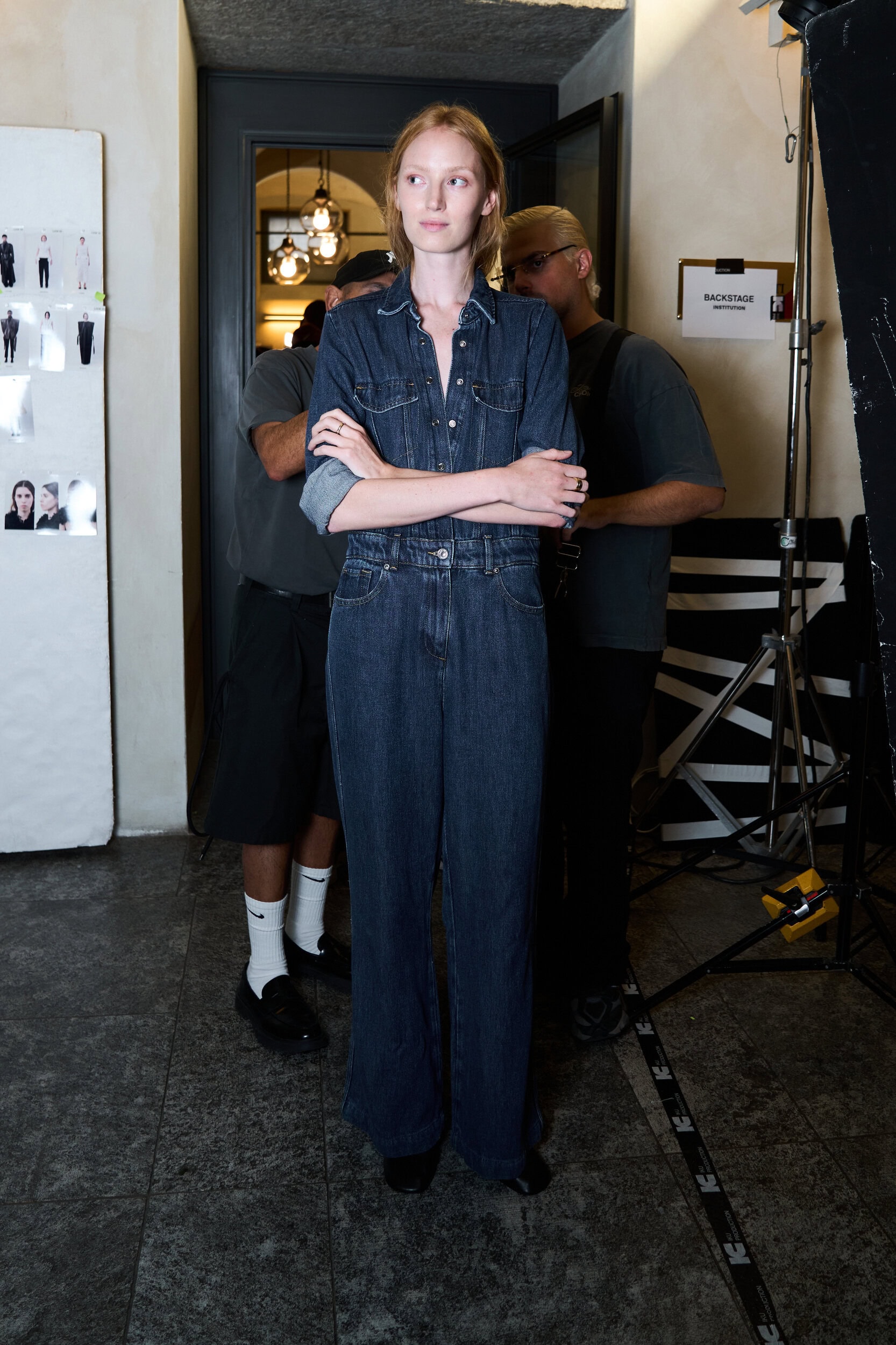 Institution By Galib Gassanoff Spring 2026 Fashion Show Backstage
