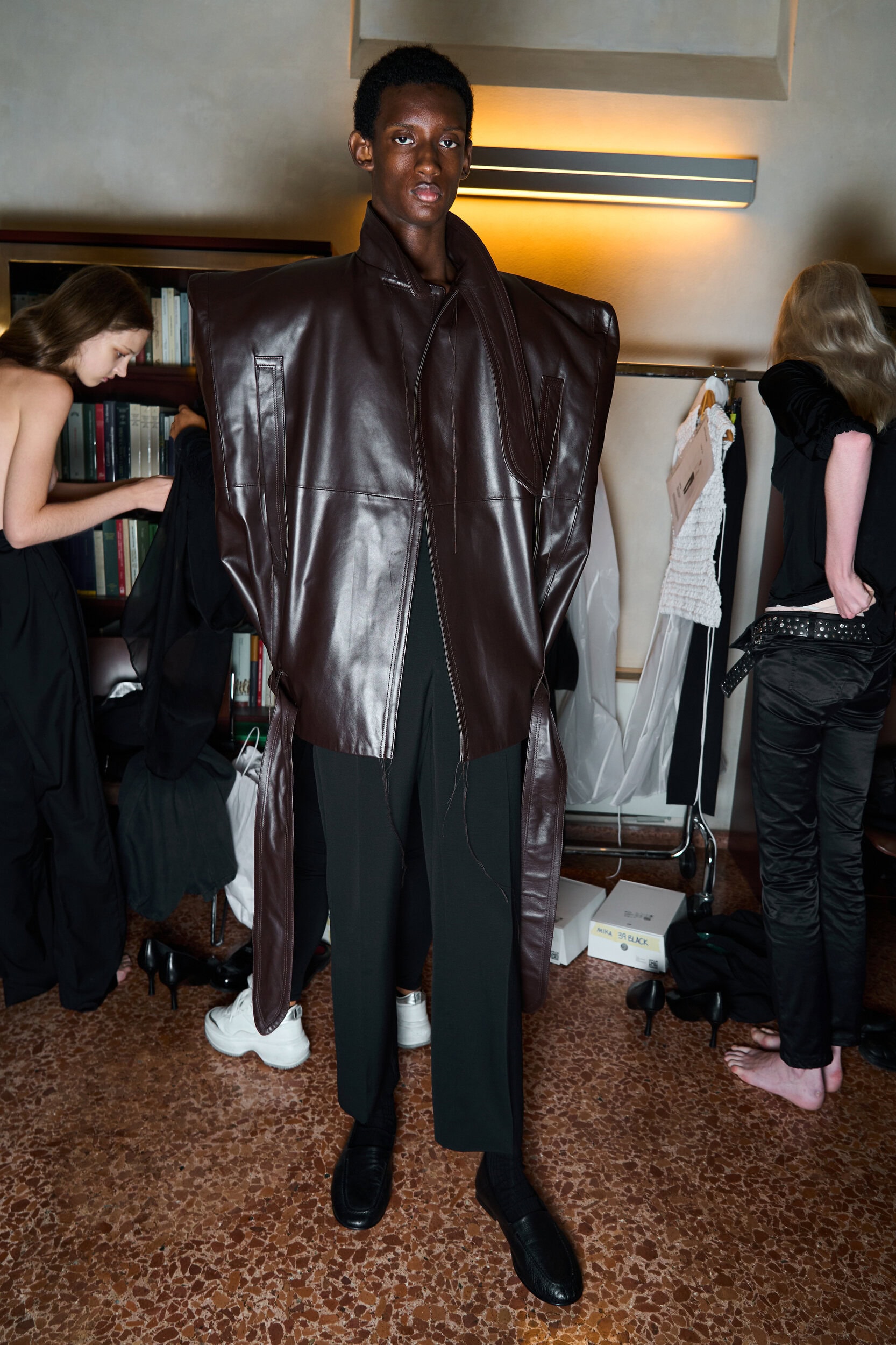Institution By Galib Gassanoff Spring 2026 Fashion Show Backstage
