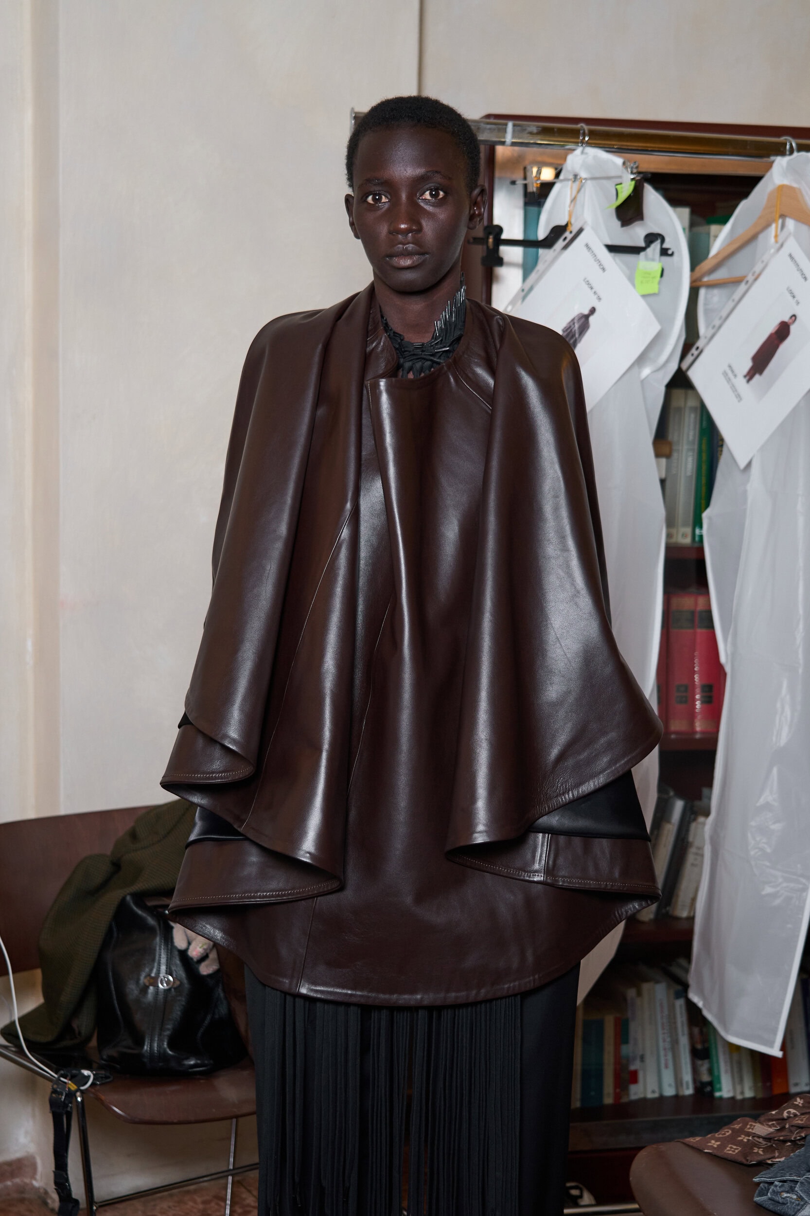 Institution By Galib Gassanoff Spring 2026 Fashion Show Backstage